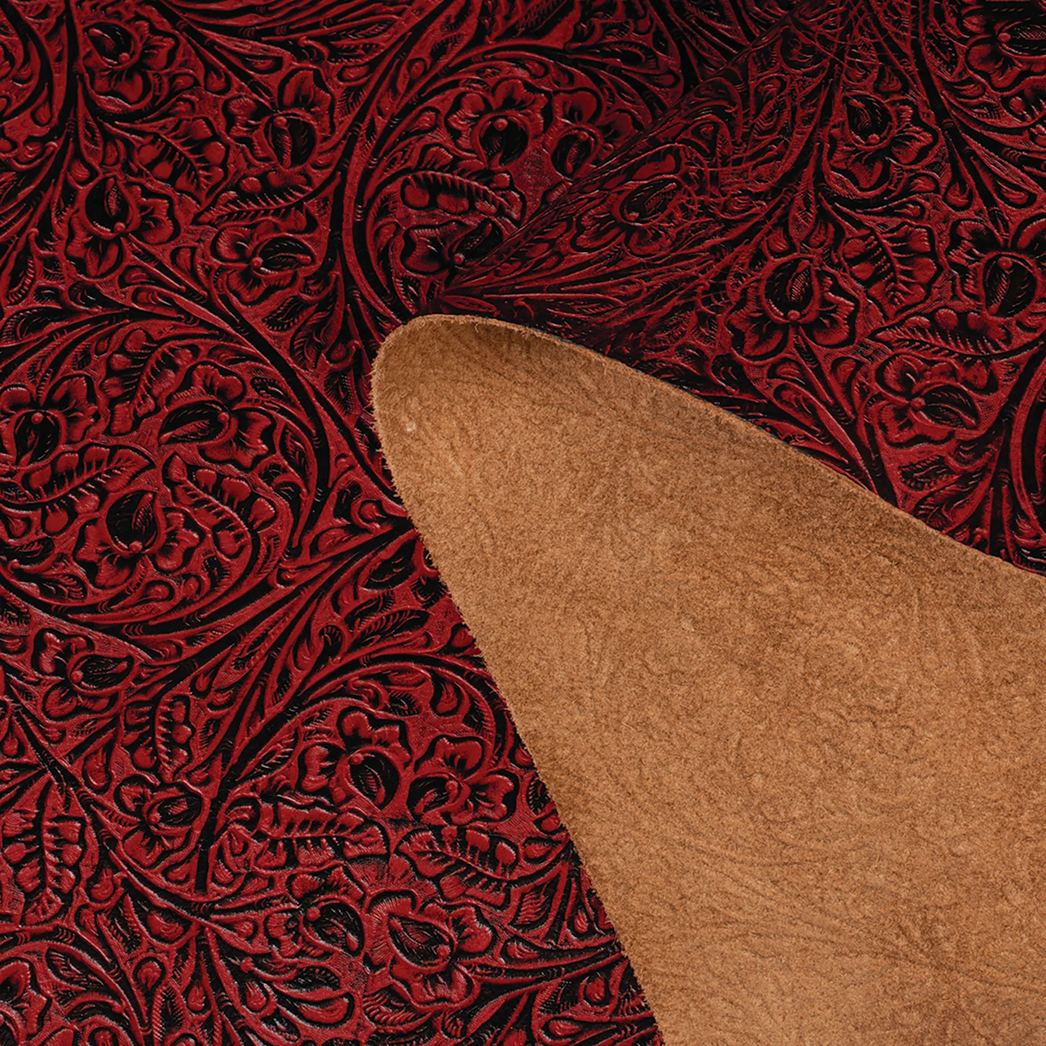 Embossed Leather, 2-3 oz., Western Floral - Image 2