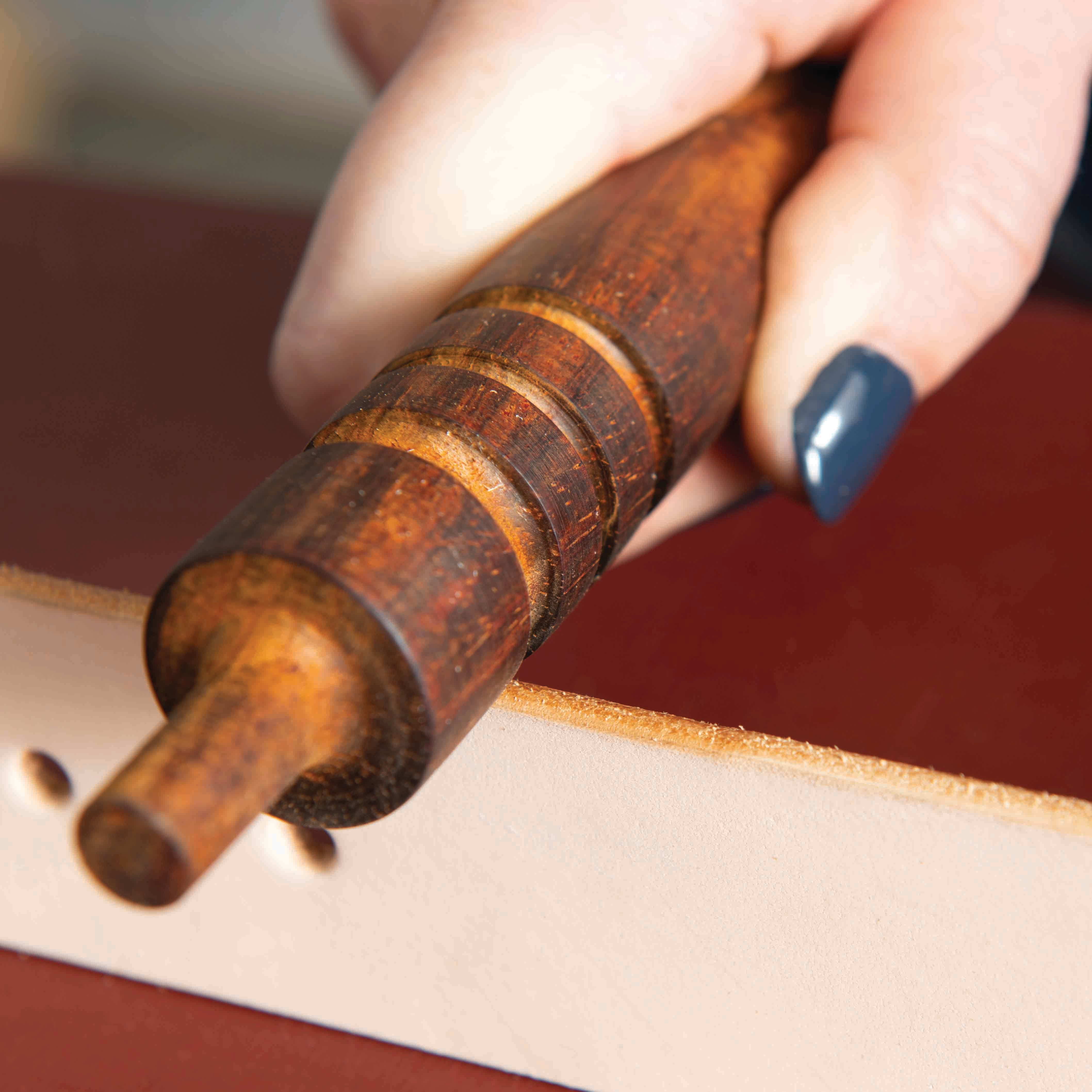 Exotic Wood Leather Slicker - Image 4