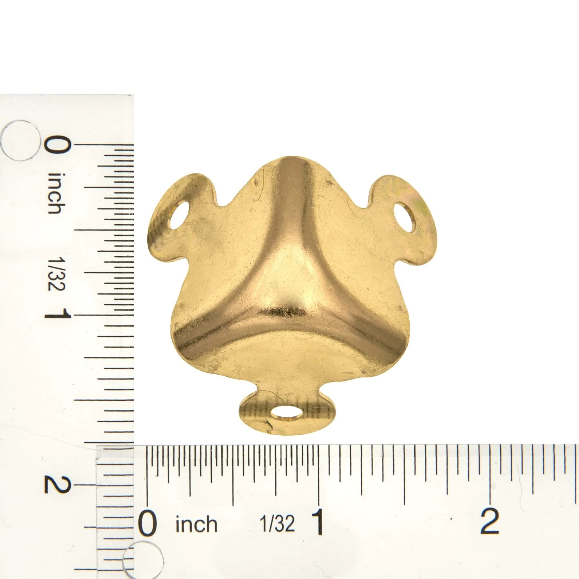 1 1/8" Brass, Trunk Corner, Steel - Image 2