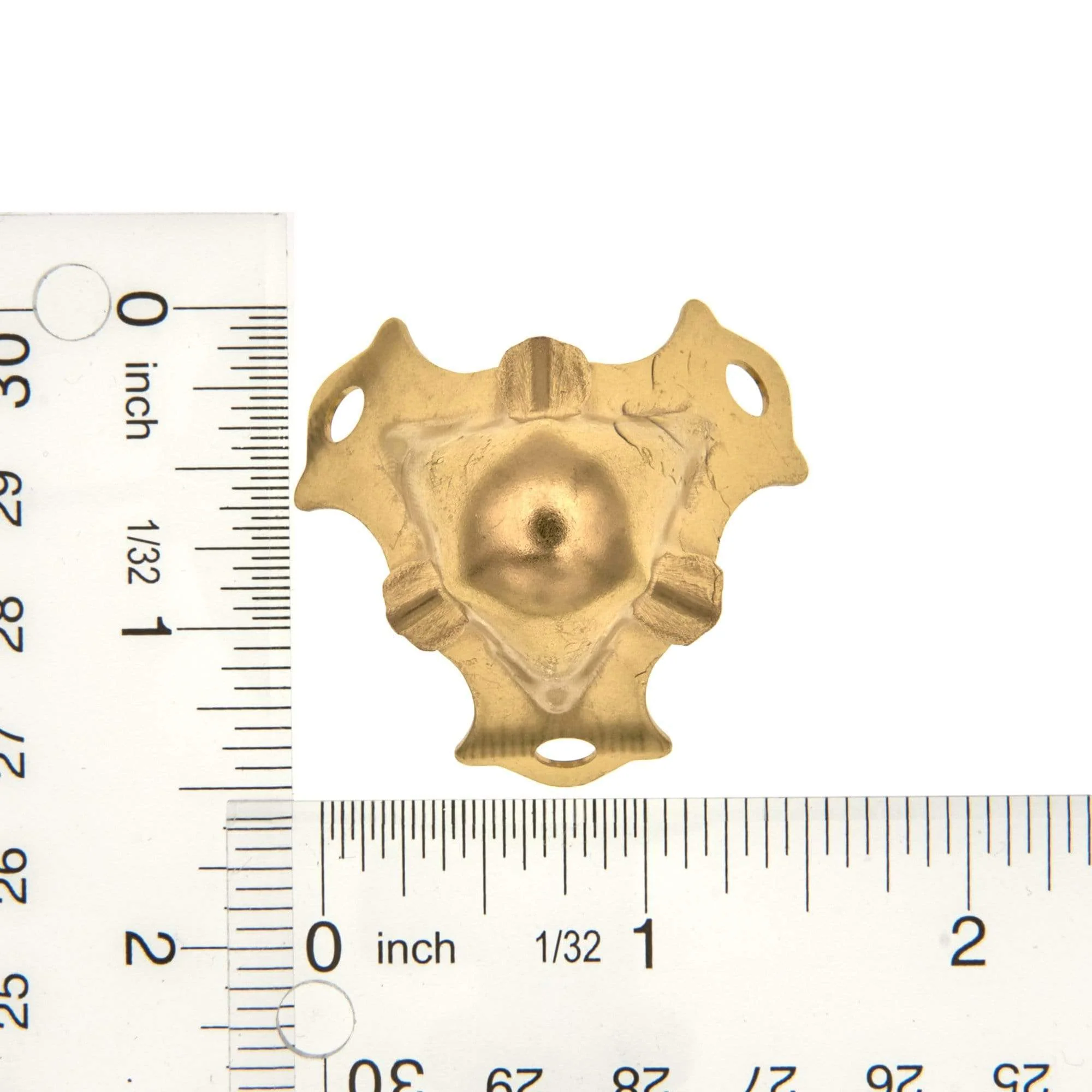 1 1/8" Brass, Corner, Steel, #F-4-BP - Image 2