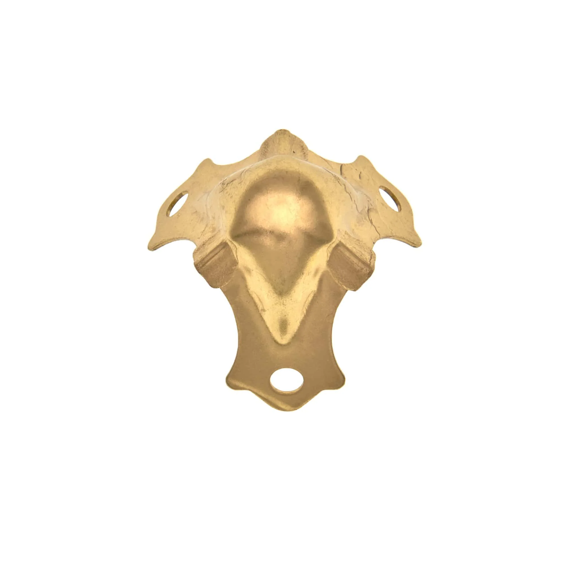 1 1/8" Brass, Corner, Steel, #F-4-BP - Image 4