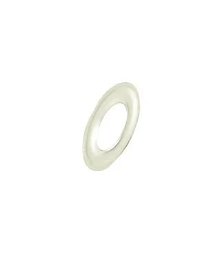 #0 Nickel, Plain Washer Only, Solid Brass Nickel-12pk - Image 3