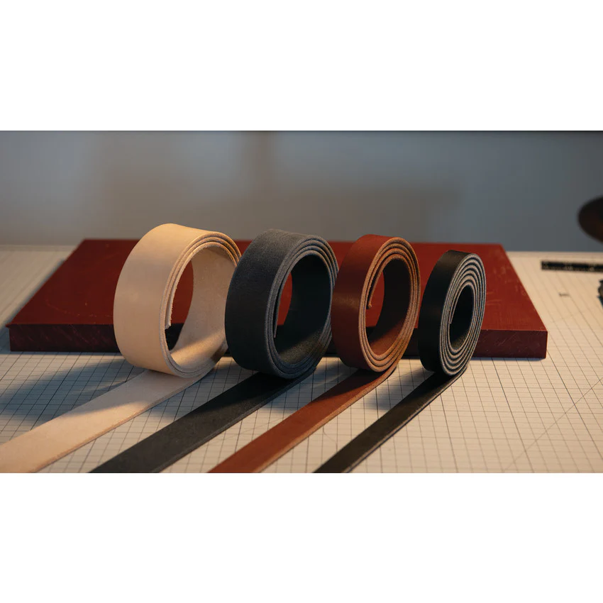 Hermann Oak® Natural Strap Belt Blank, 9/10 oz., 60"-65" - Image 8