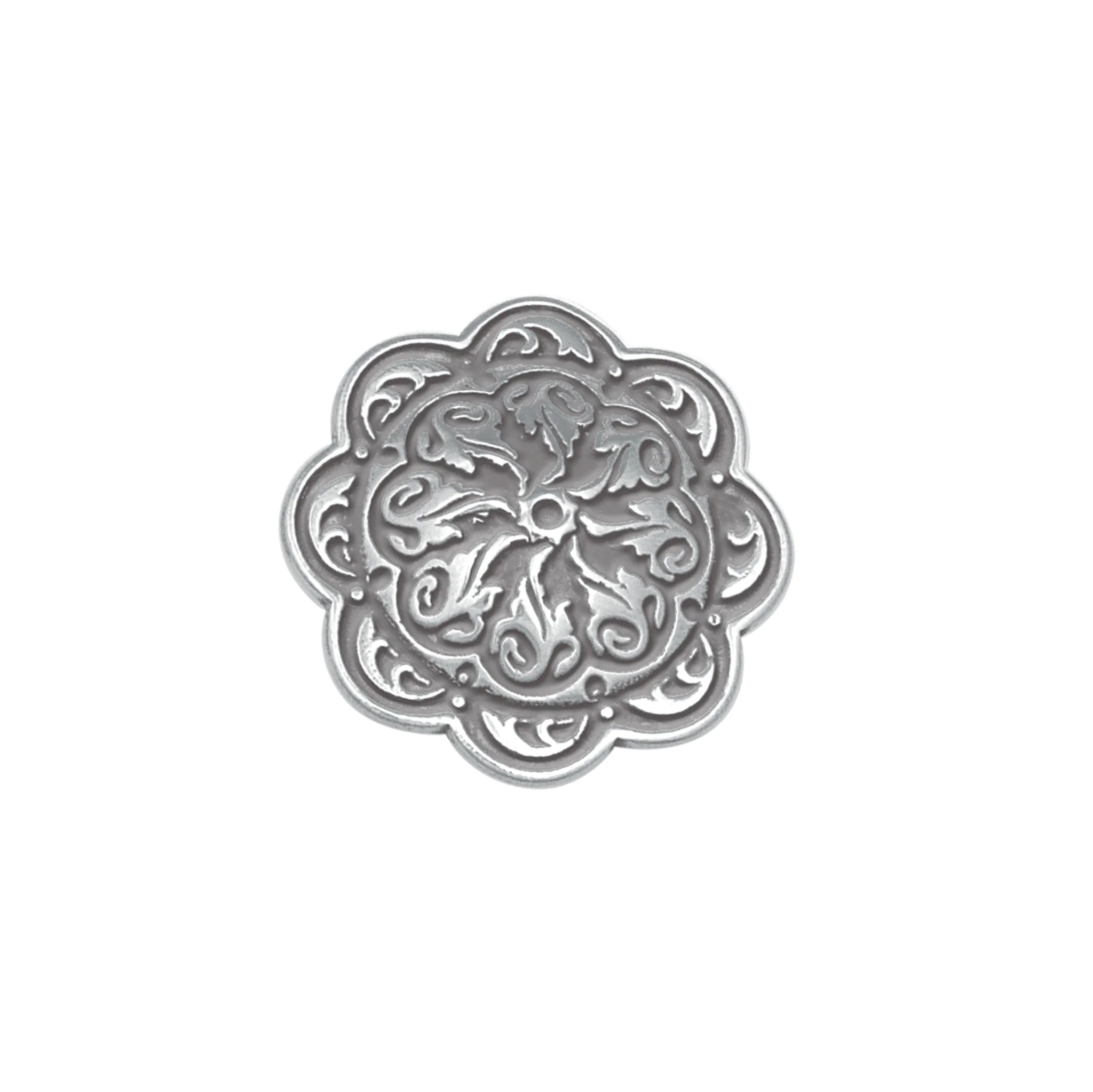 Jeremiah Watt Accented Floral Concho with Wood Screw - Image 3