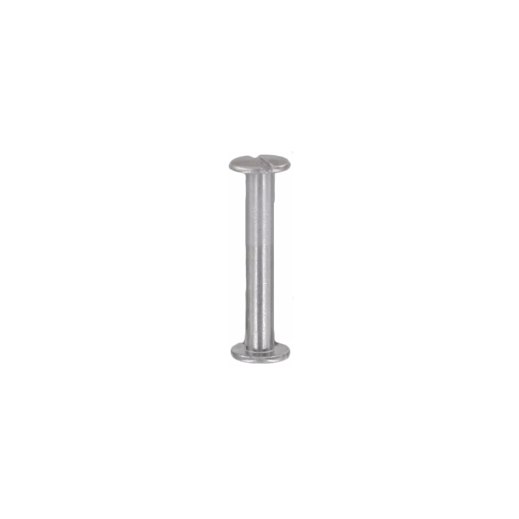 1 1/4" Nickel, Screw Post, Aluminum-PK10