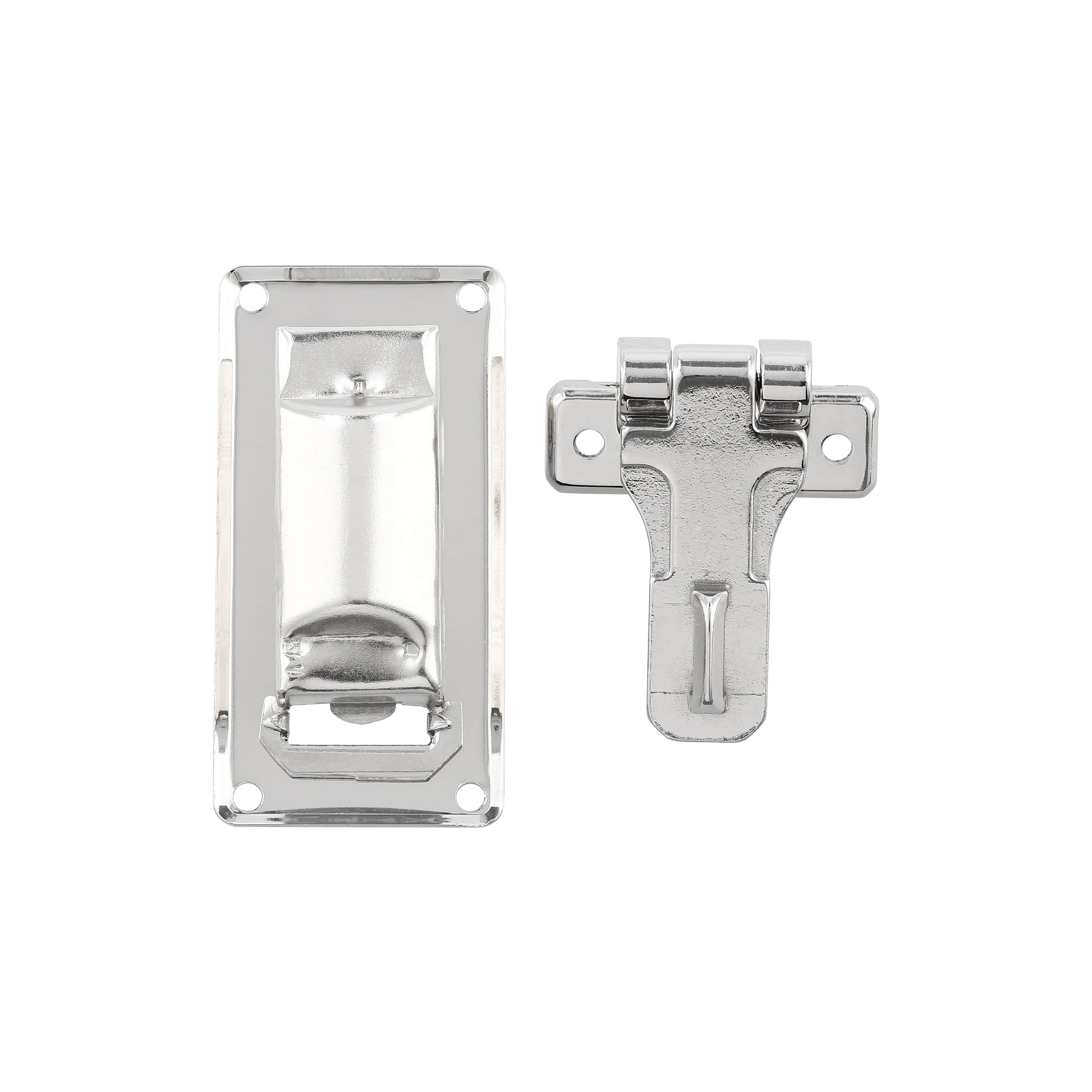 1 1/4" Shiny Nickel, Combination Lock, Steel - Image 5