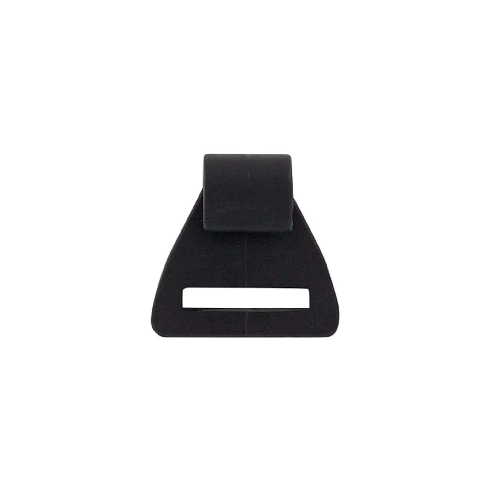 1" Black, Tie Down Strap Hook, Plastic - Image 4