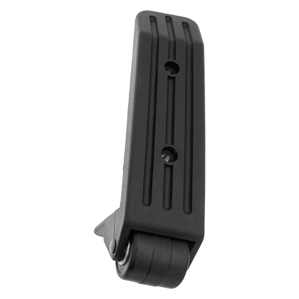 8 3/4" Black, Ball Bearing Wheel w/ Bumper, Plastic - Image 2