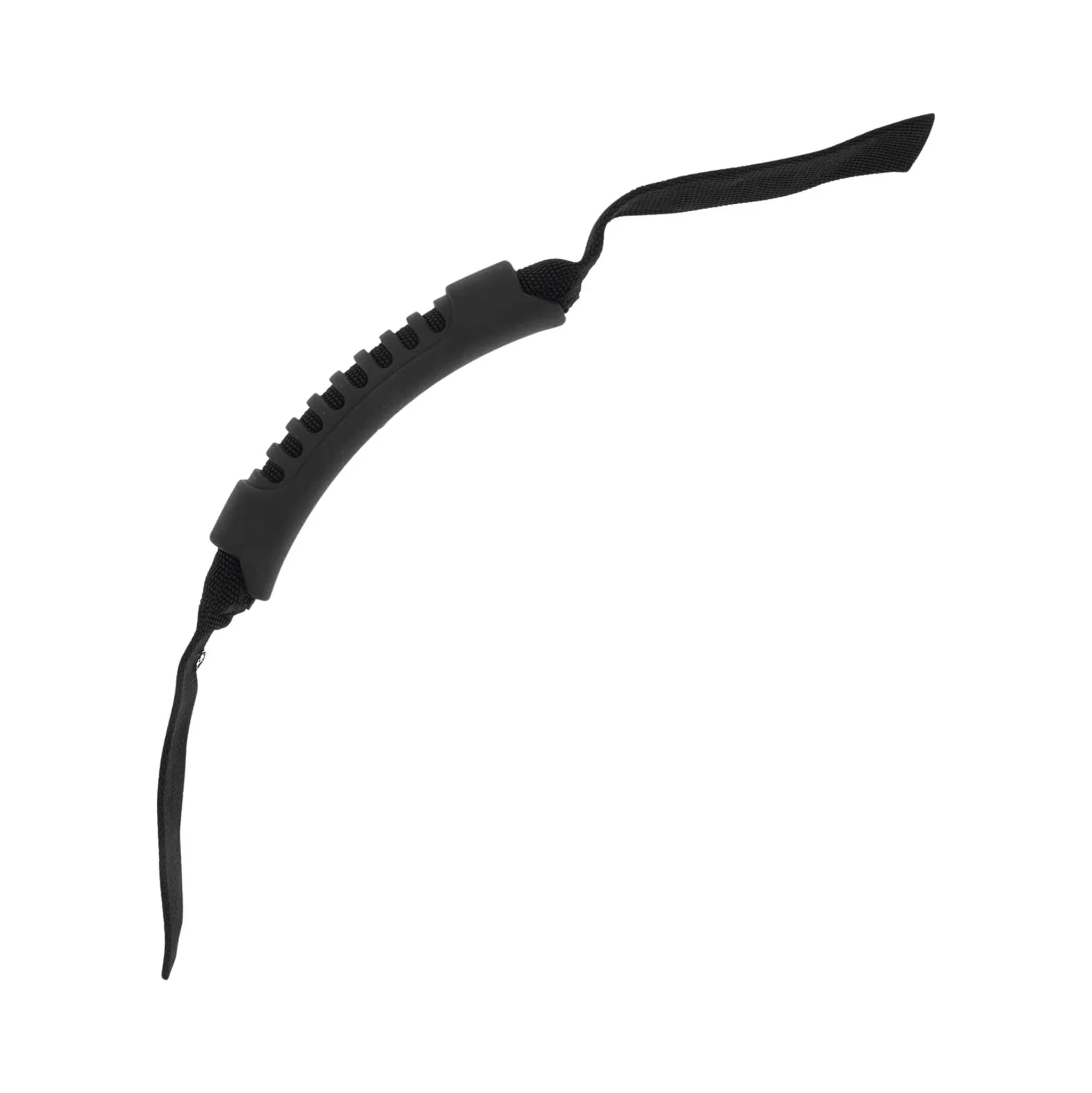5" Black, Web Handle Over Moulded Sew On, Rubber - Image 5