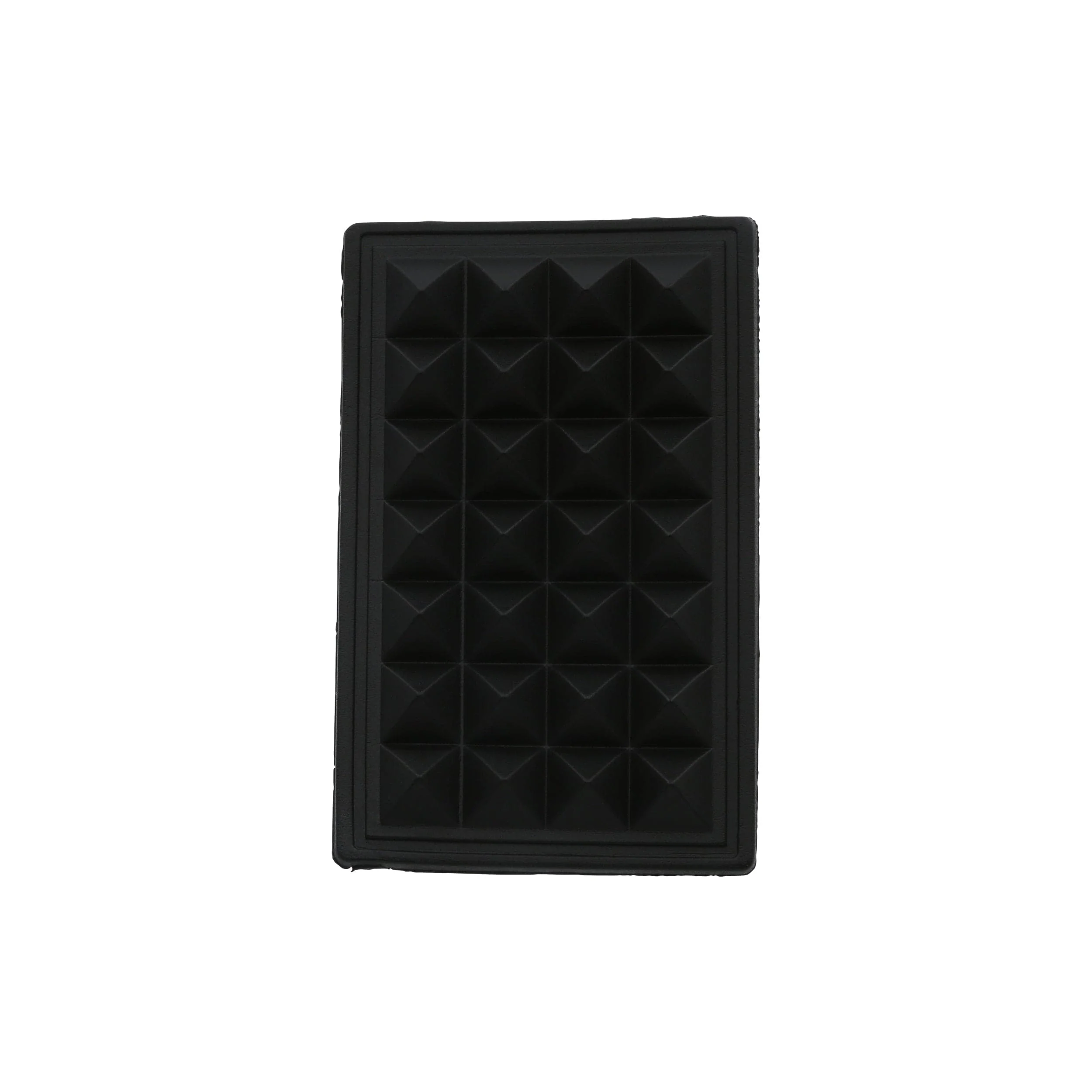 2" Black, Sewable Bottom Stud, Rubber - Image 2