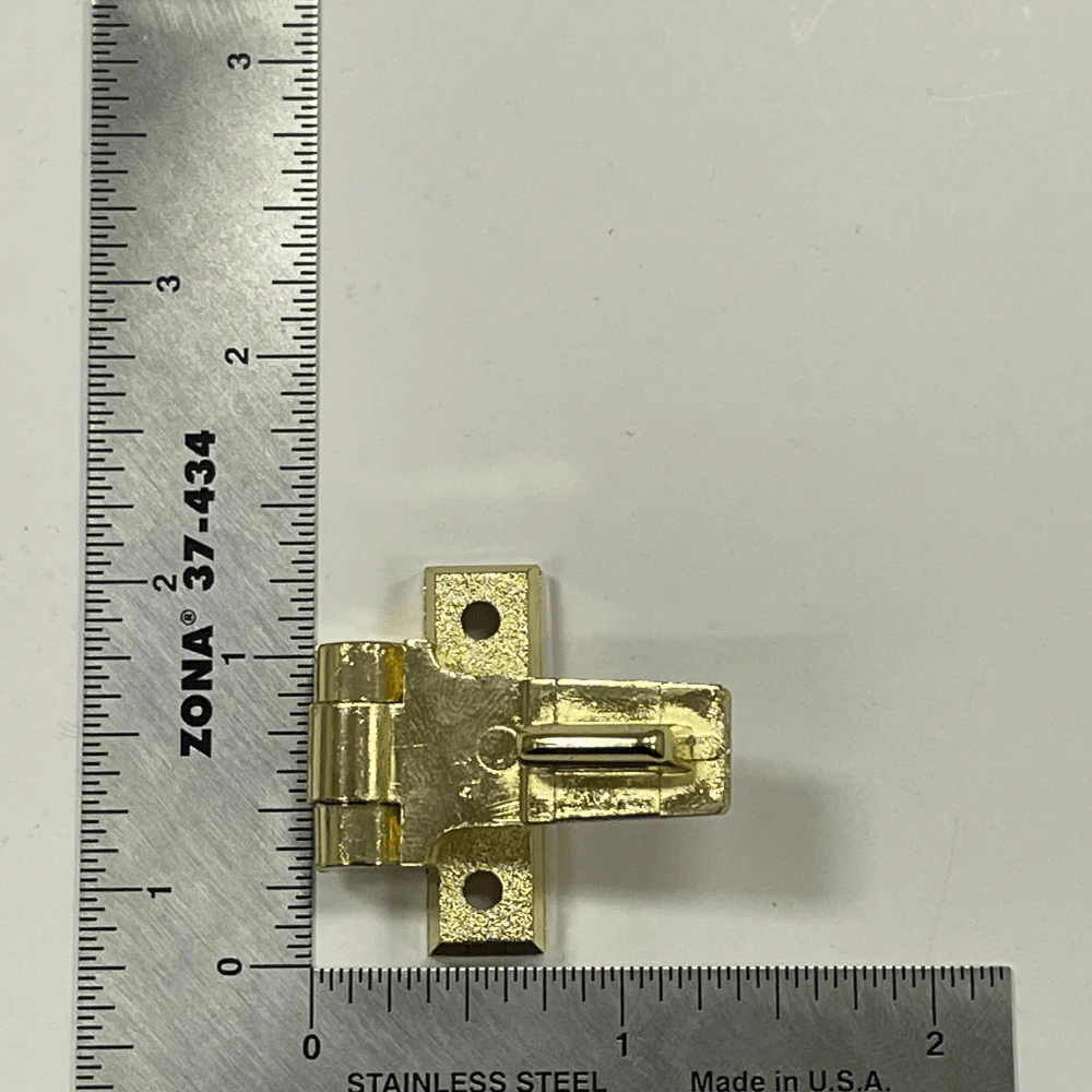 1 1/4" Gold, Hasp, Steel, #LH-1559 - Image 5