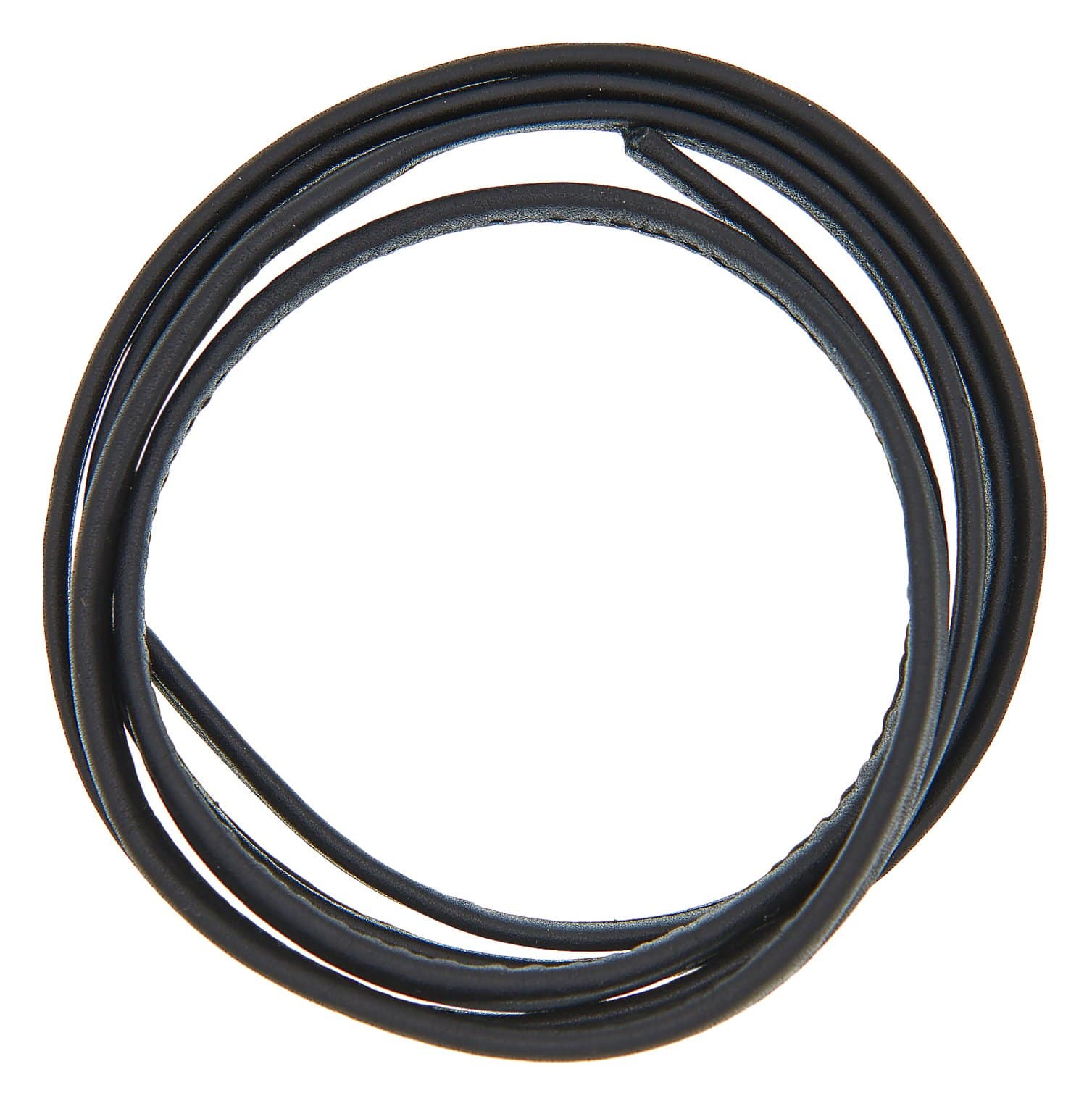 5/16" Black, Double Full Fold Cord, Leather