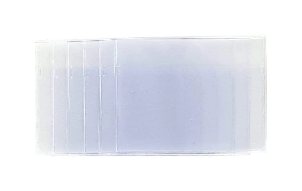 5 7/8" Clear, Long Wallet Insert