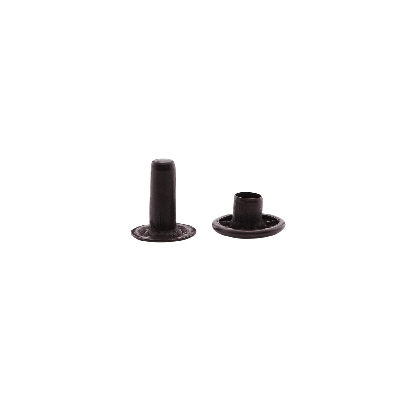 9mm Black, Single Cap Jiffy Rivet, Solid Brass- 100pk - Image 4