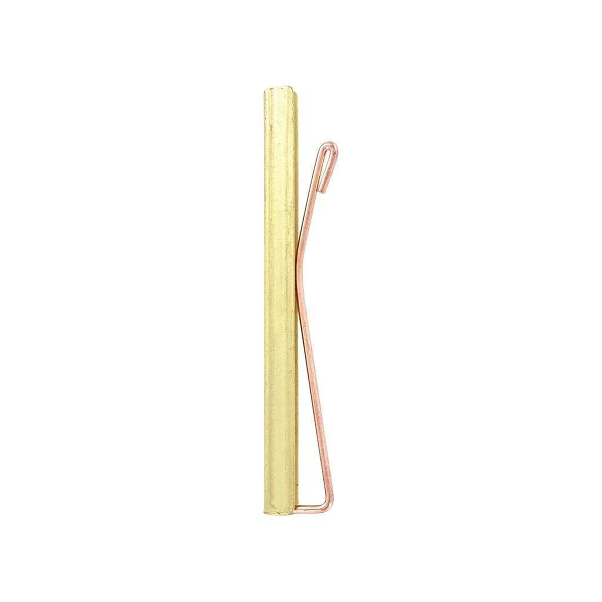 3" Brass, Money Clip Bar, Steel