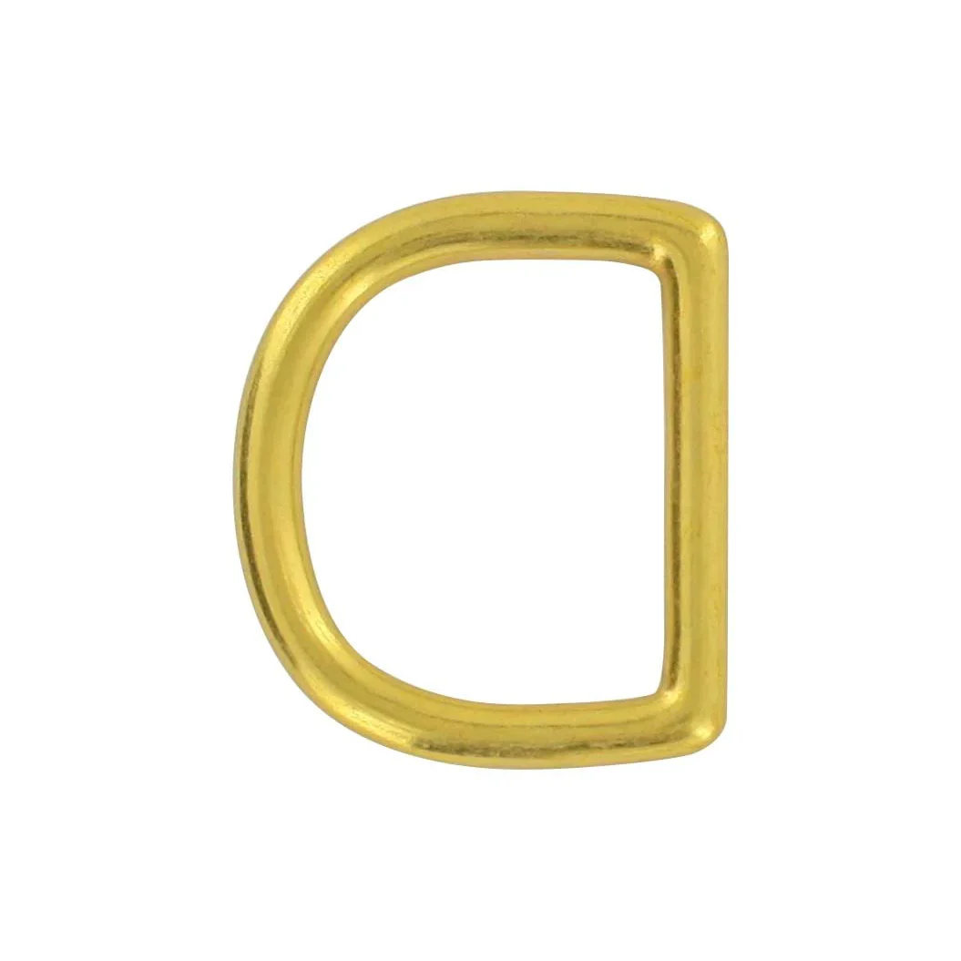 1" Brass, Cast D-Ring, Solid Brass - Image 2
