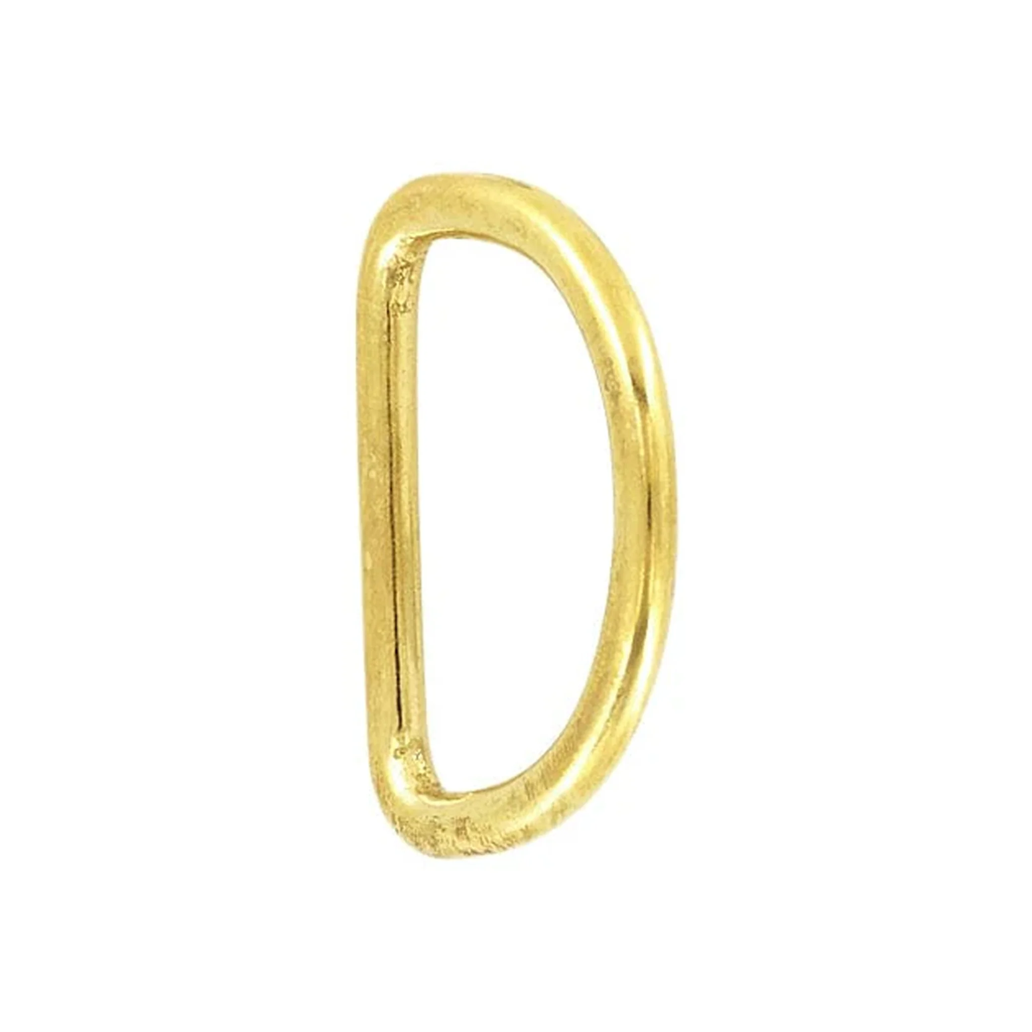 1 1/2" Brass, Cast D-Ring, Solid Brass - Image 3