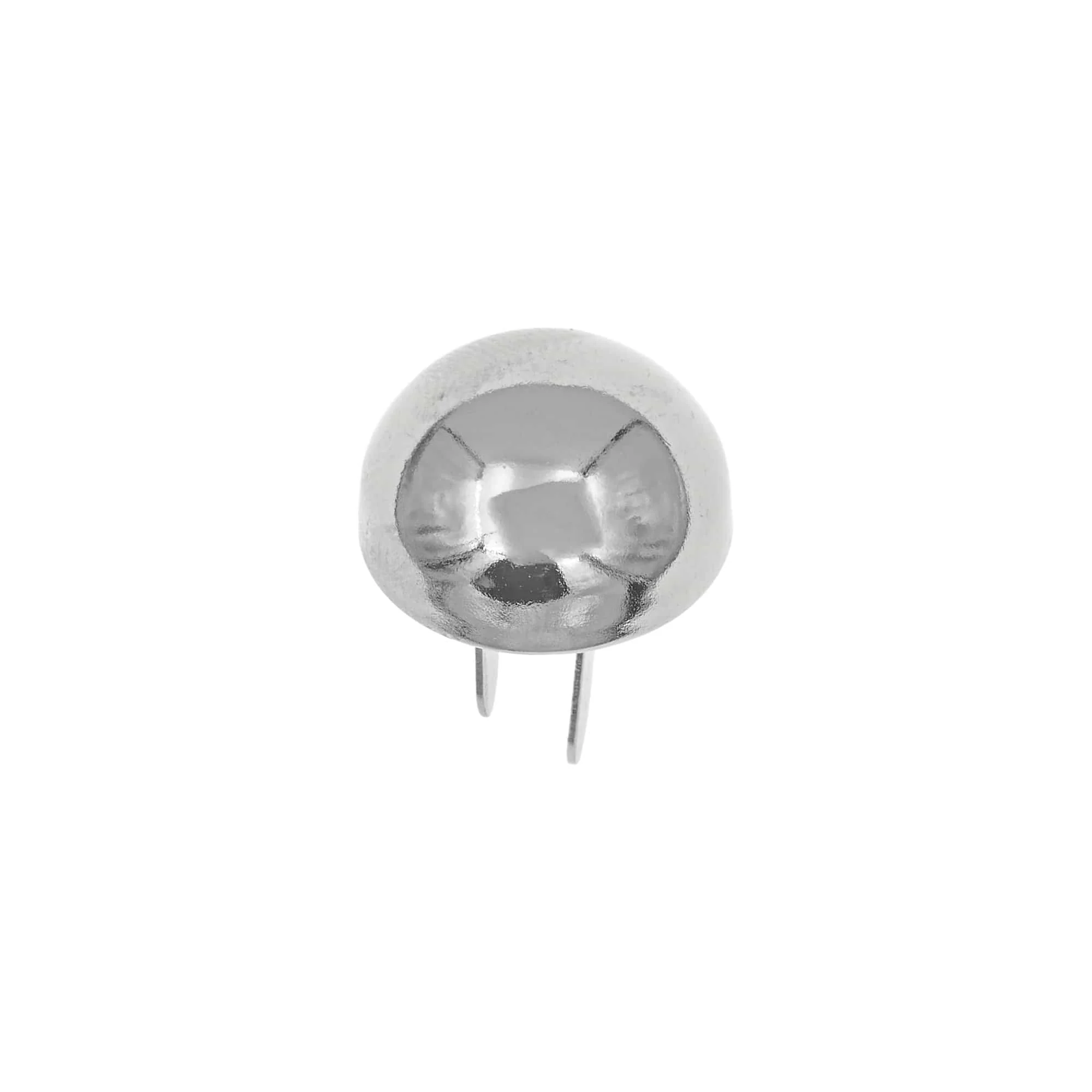 12mm Nickel, Bottom Stud, Zinc Alloy-PK10 - Image 2