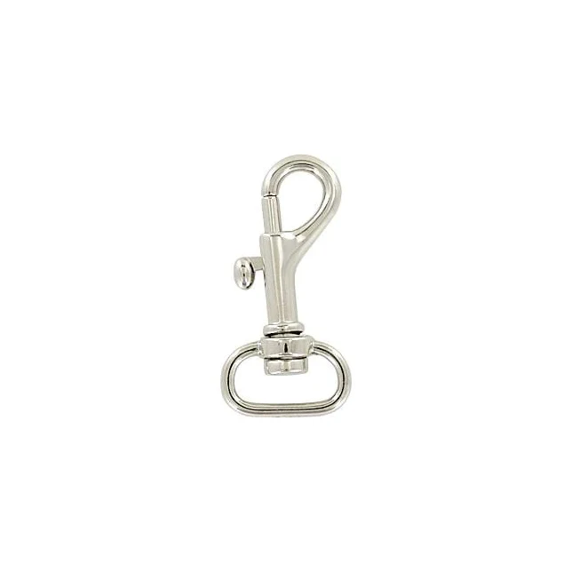 5/8" Nickel, Bolt Swivel Snap Hook, Zinc Alloy - Image 3