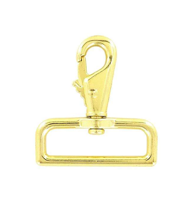 2" Shiny Gold, Lever Swivel Snap Hook, Zinc Alloy-PK4 - Image 4