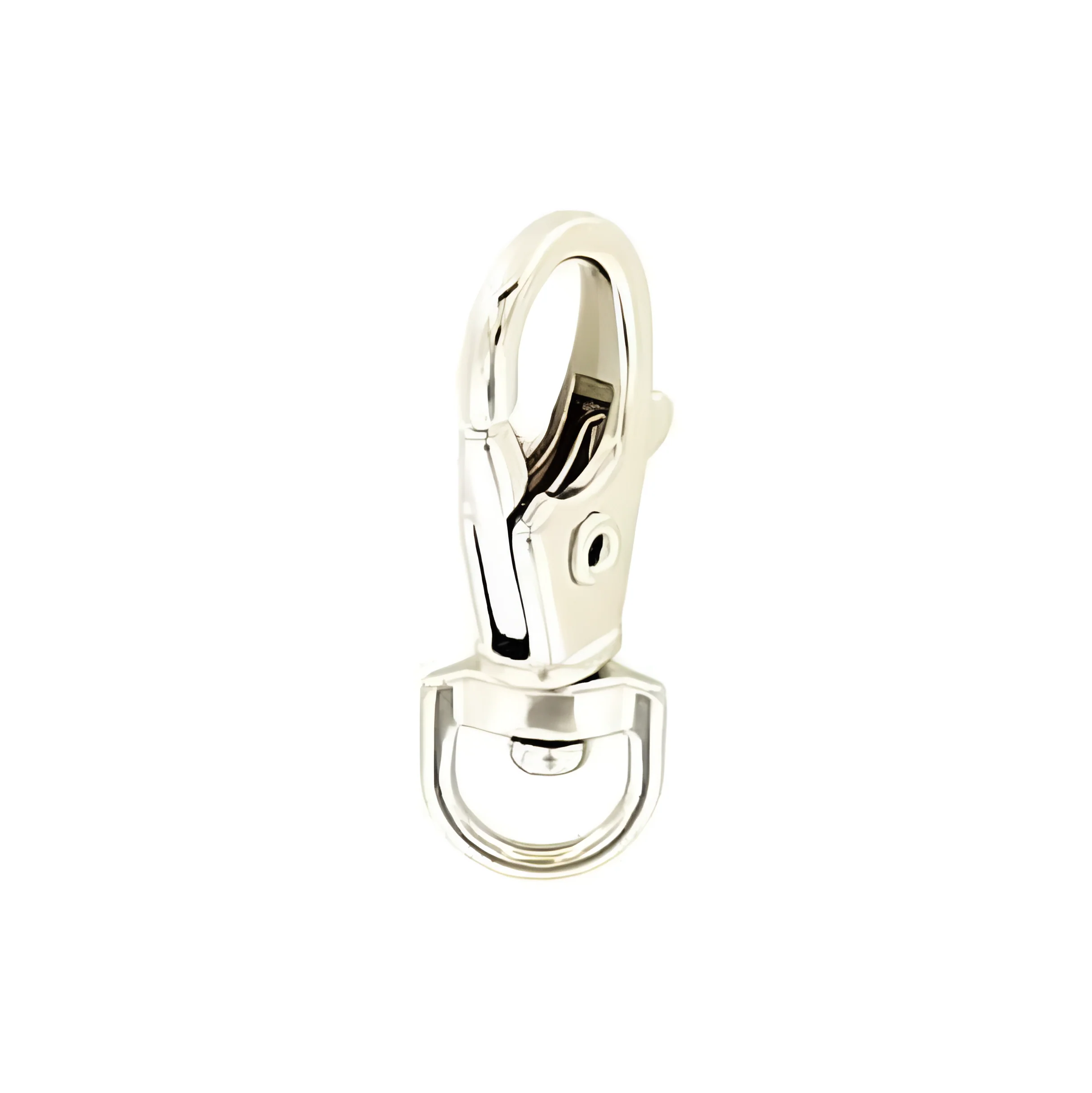 5/16" Nickel, 1 7/16" Trigger Swivel Snap Hook, Zinc Alloy - Image 3
