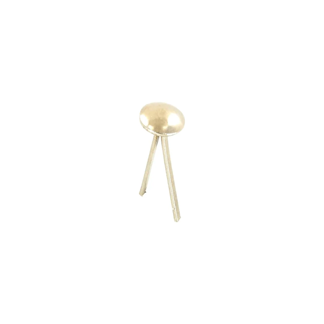 1/4" Shiny Nickel, Dome Handbag Feet, Steel-PK10 - Image 3