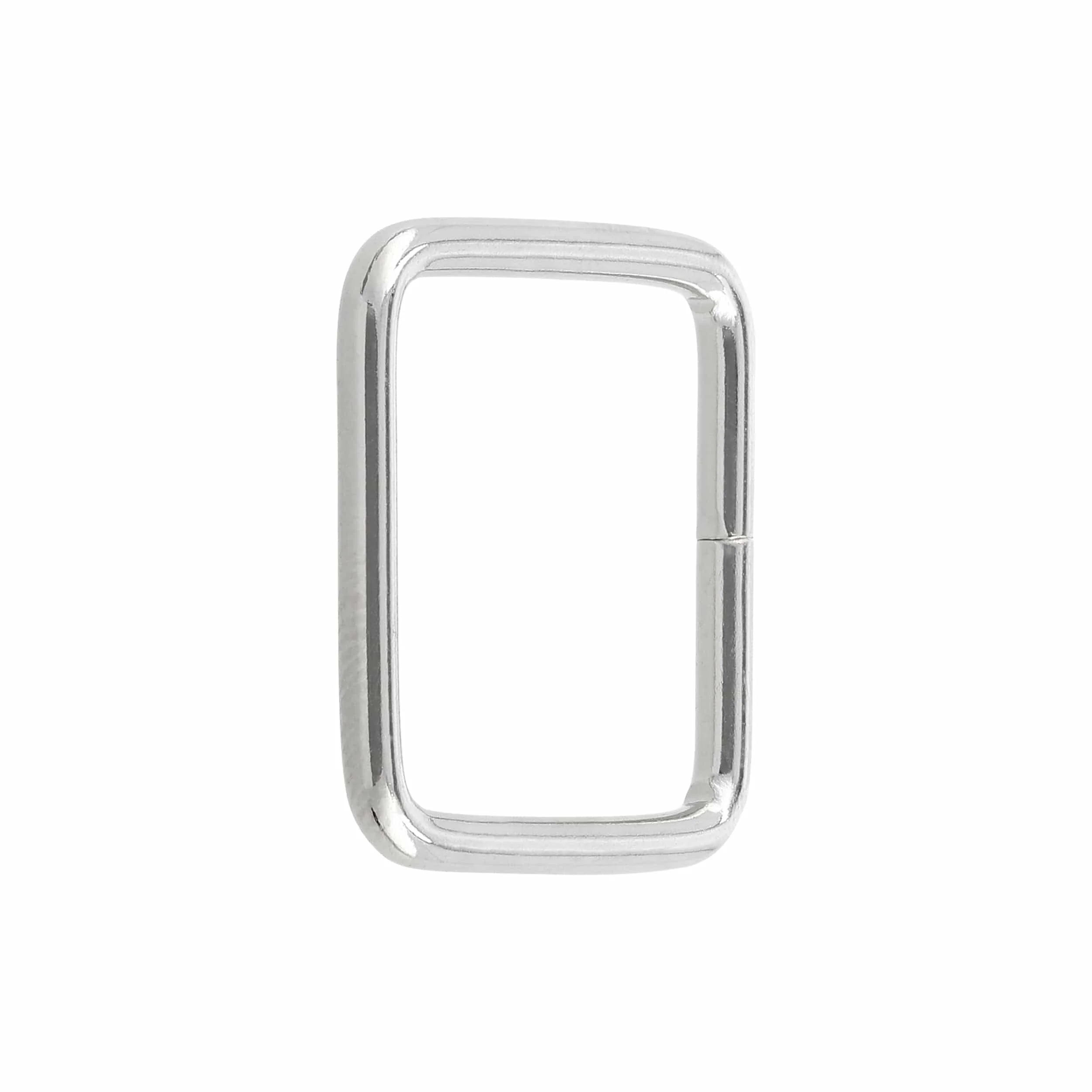 1" Nickel, Square Welded Ring, Steel - Image 2