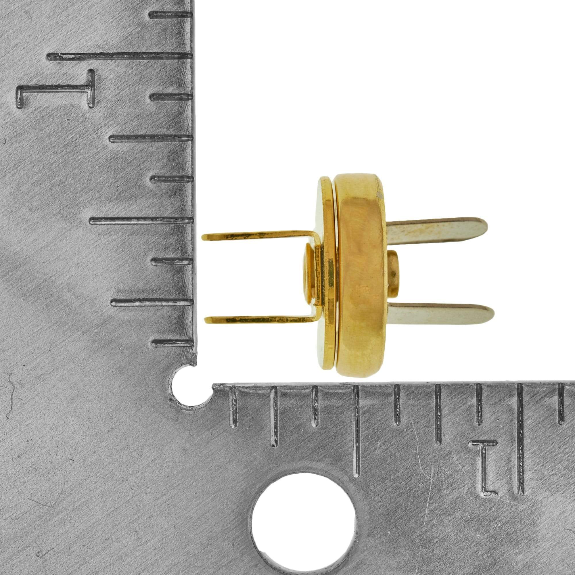 14mm Gold, Magnetic Snap, Steel - Image 3