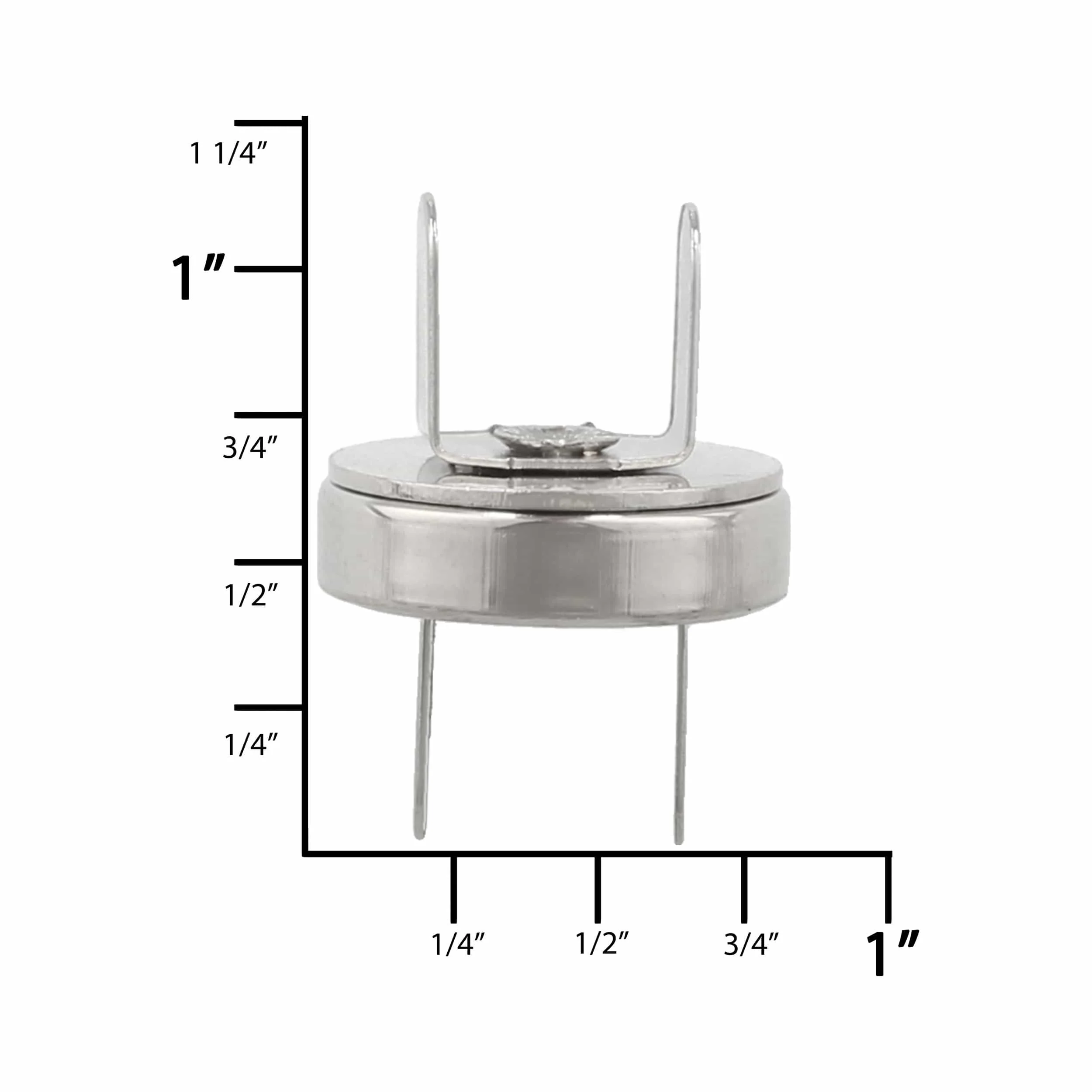 18mm Nickel, Thin Profile Magnetic Snap, Steel - Image 5