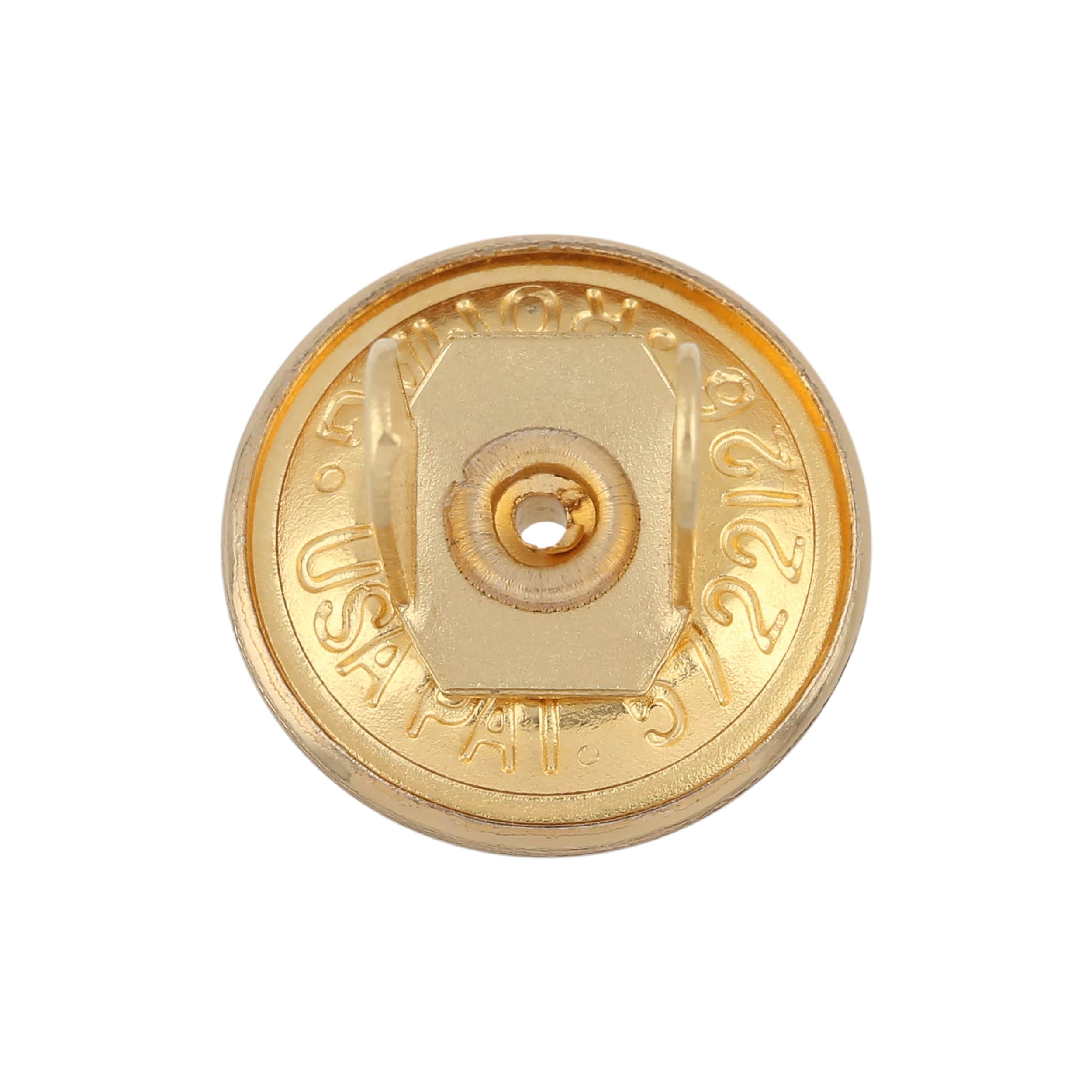 15mm Gold, Beveled Low Profile Magnetic Snap, Steel - Image 4