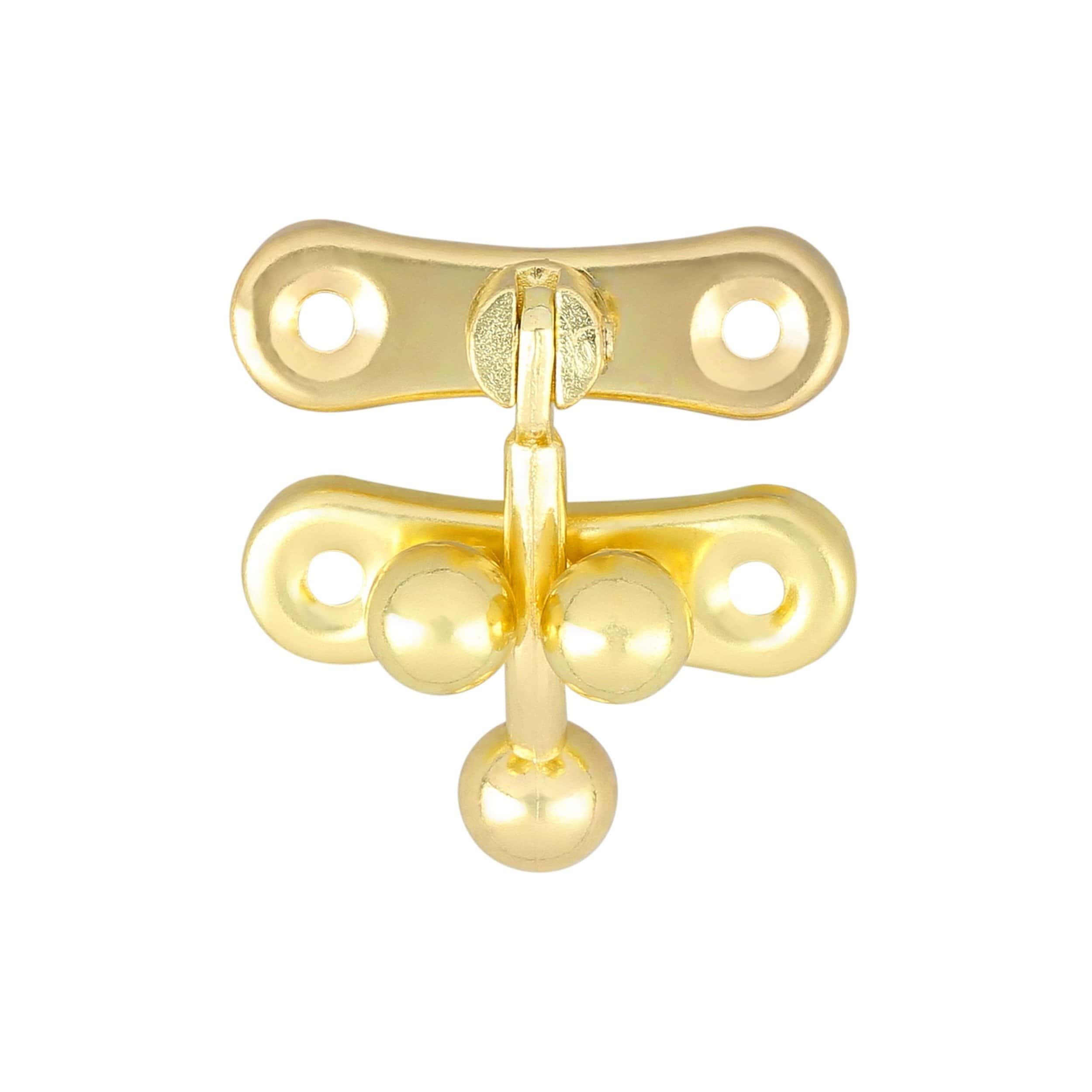 1 5/16" Brass, Swing Lock Clasp 3-Ball, Steel