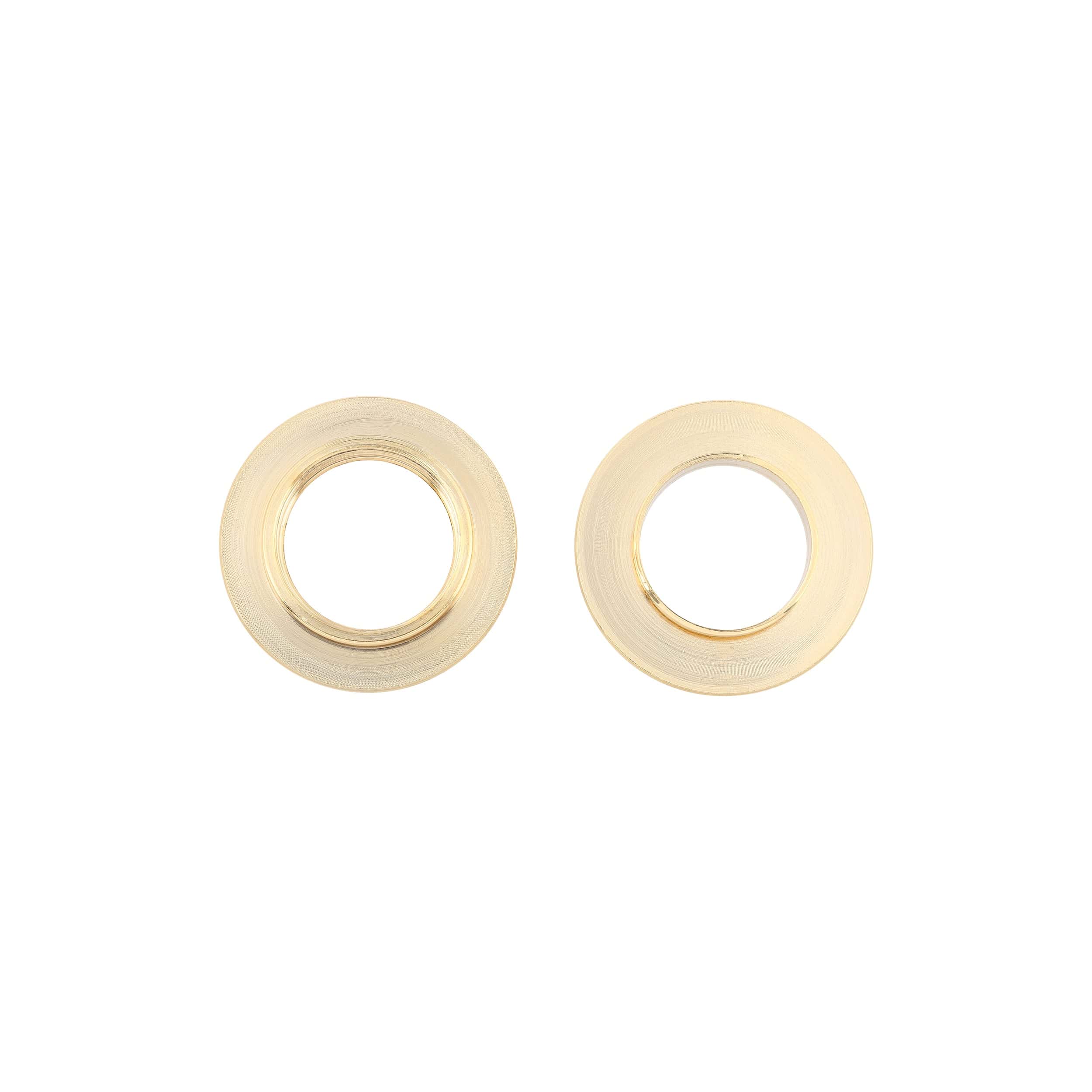 7/8" Gold, Screw Together Eyelet, Solid Brass - Image 3