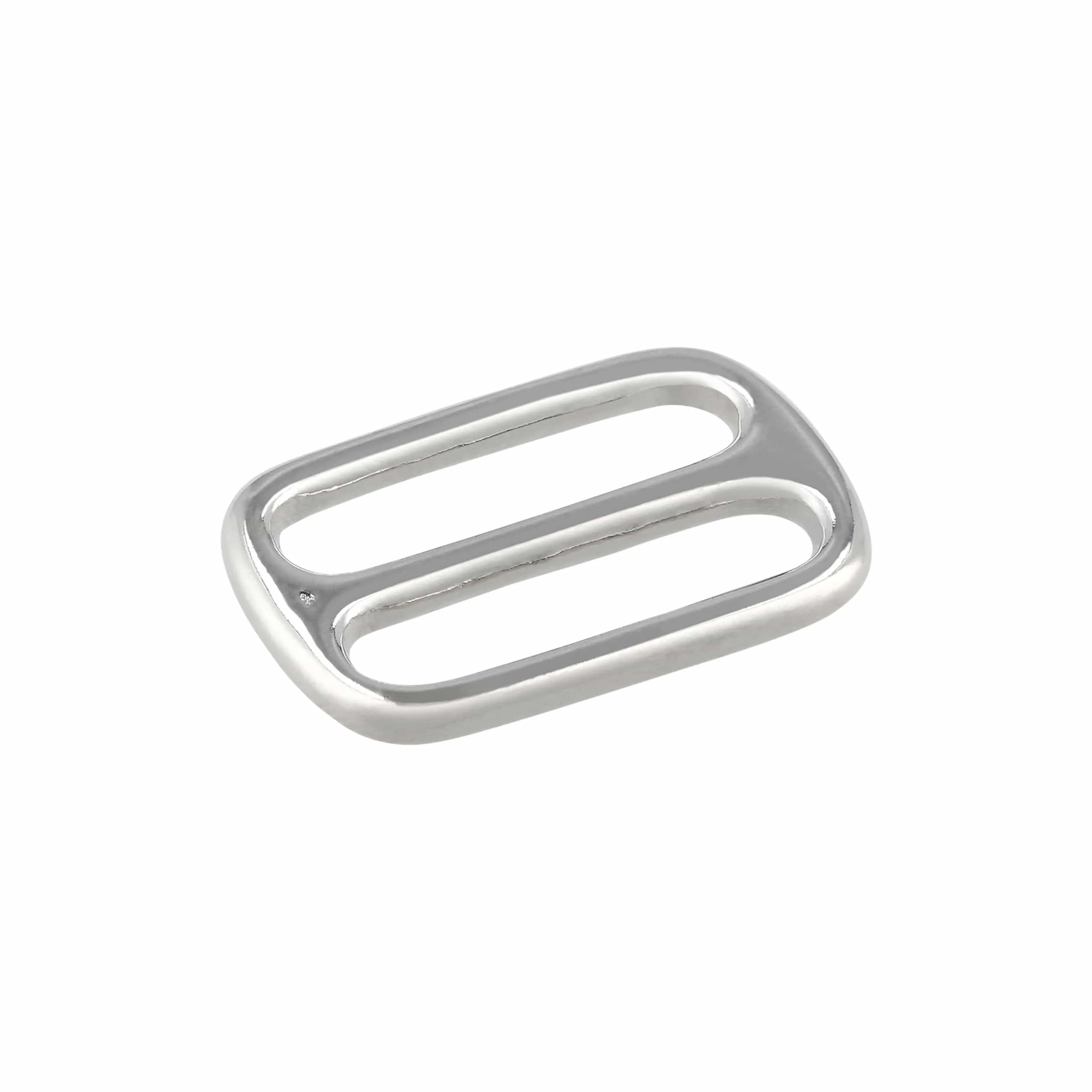 1" Shiny Nickel, Cast Tri Glide Slide, Solid Brass - Image 2