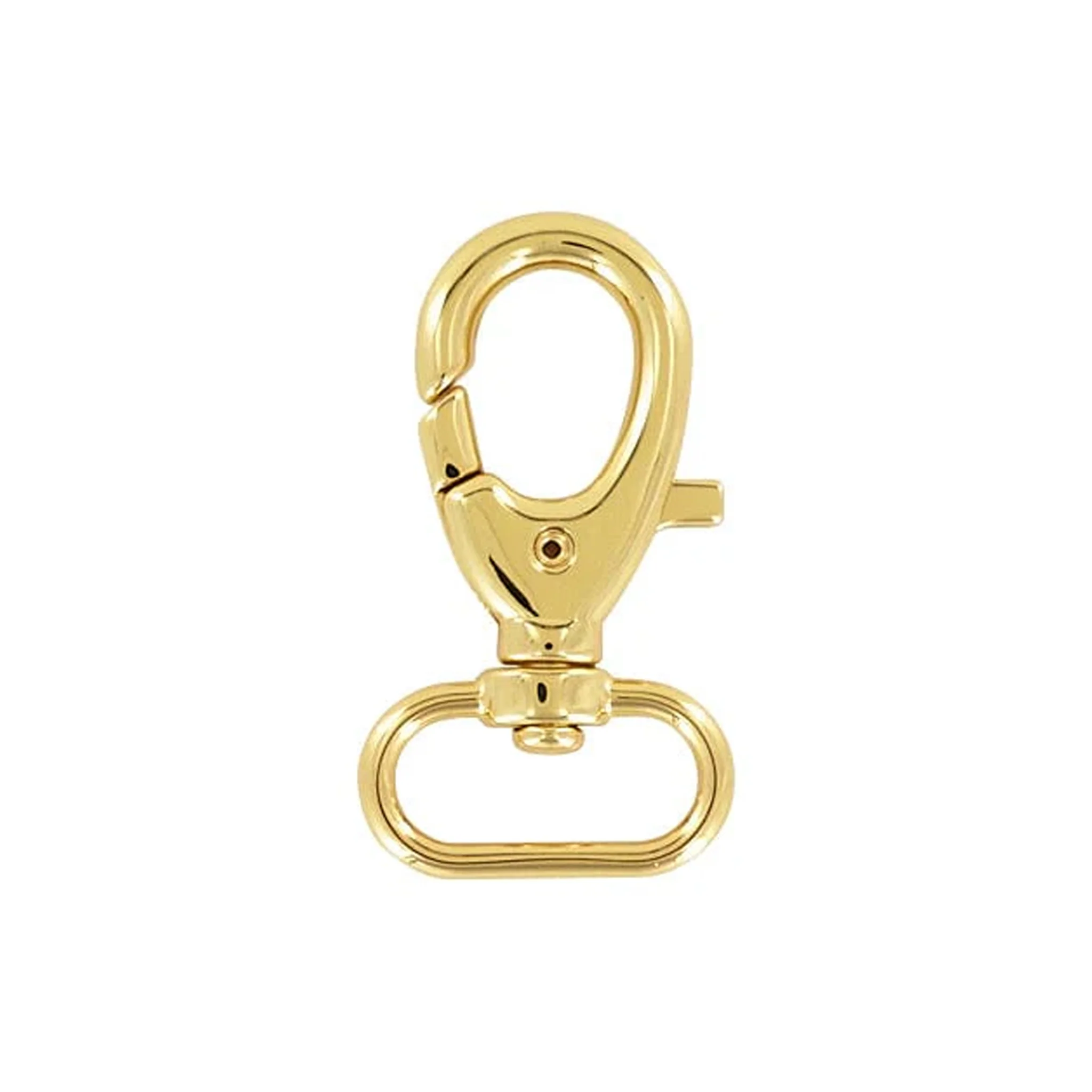1" Shiny Gold, Trigger Swivel Snap Hook, Zinc Alloy - Image 3