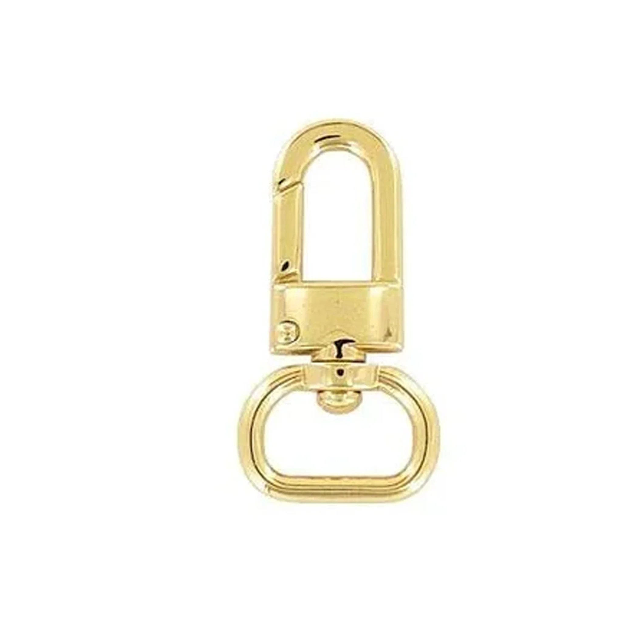 5/8" Shiny Gold, 1 5/8" Lobster Clasp Lever Swivel Snap Hook - Image 3