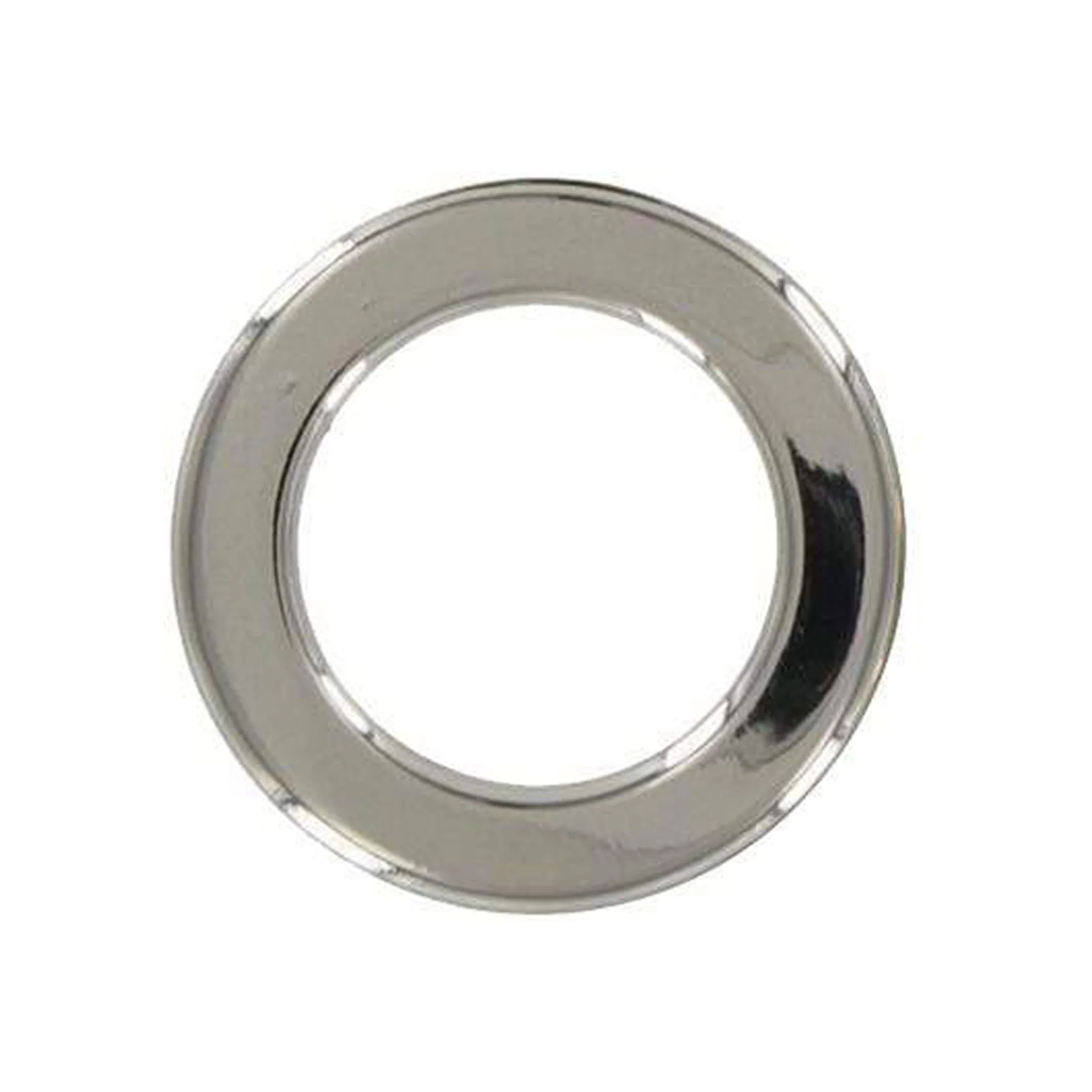 3/4" Shiny Nickel, Flat Round Ring, Zinc Alloy - Image 4