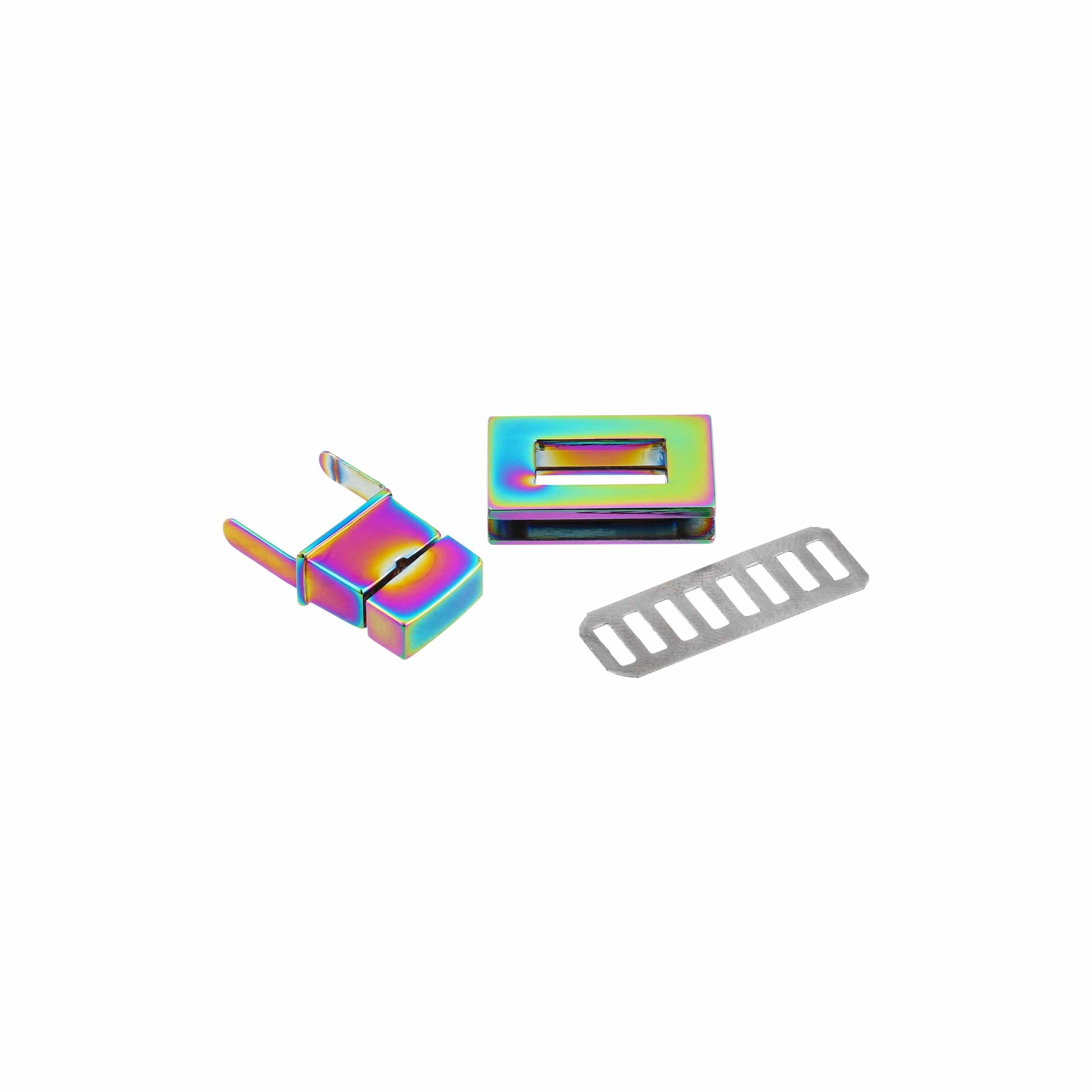 17mm Rainbow, Twist Turn Lock, Zinc Alloy - Image 3