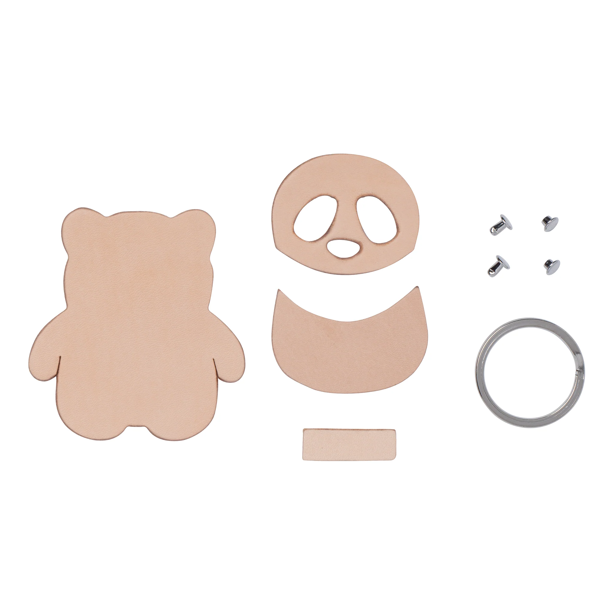 Panda Key Chain Leathercrafting Kit - Image 4