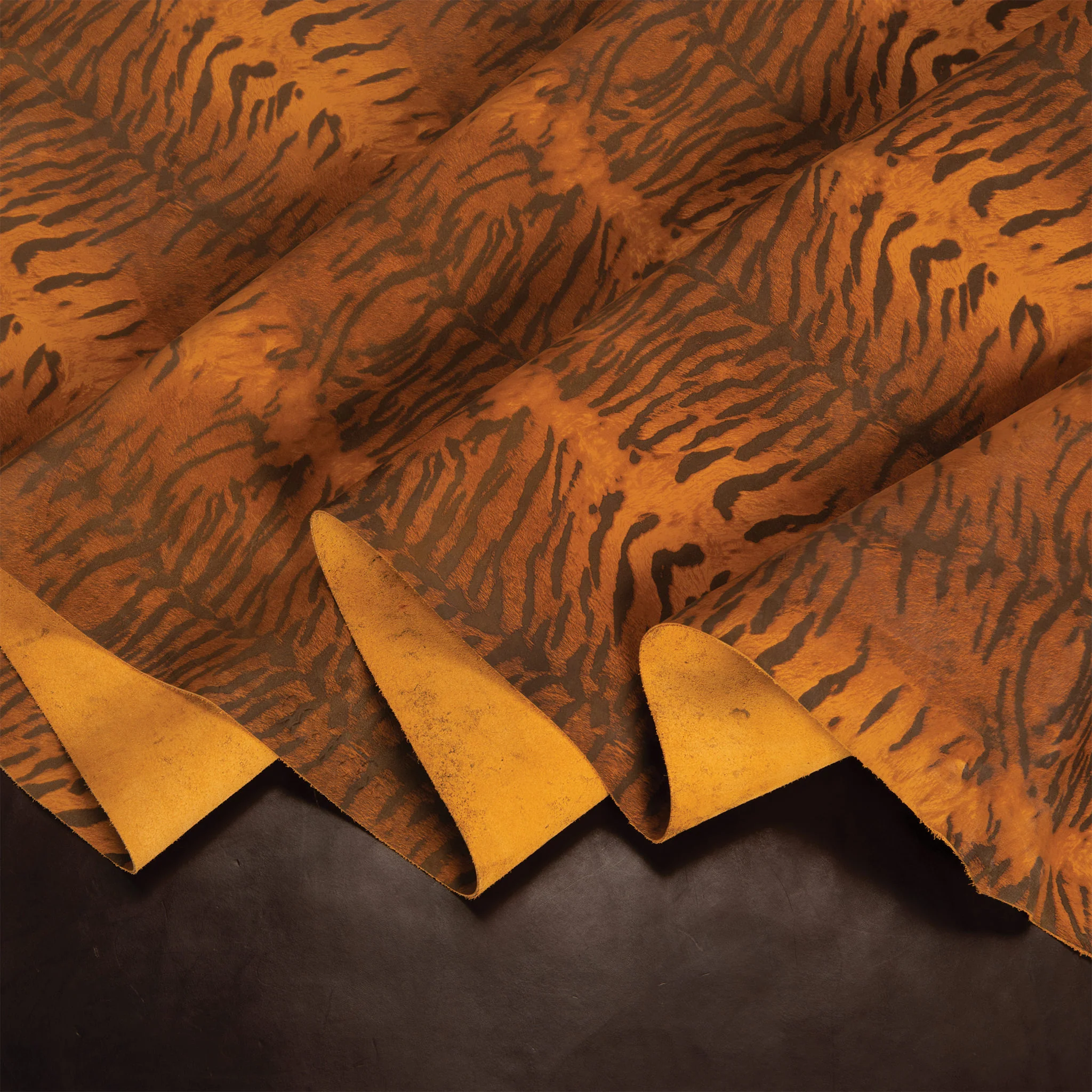 Sample, Tiger Printed Leather, 3-4 oz. - Image 2