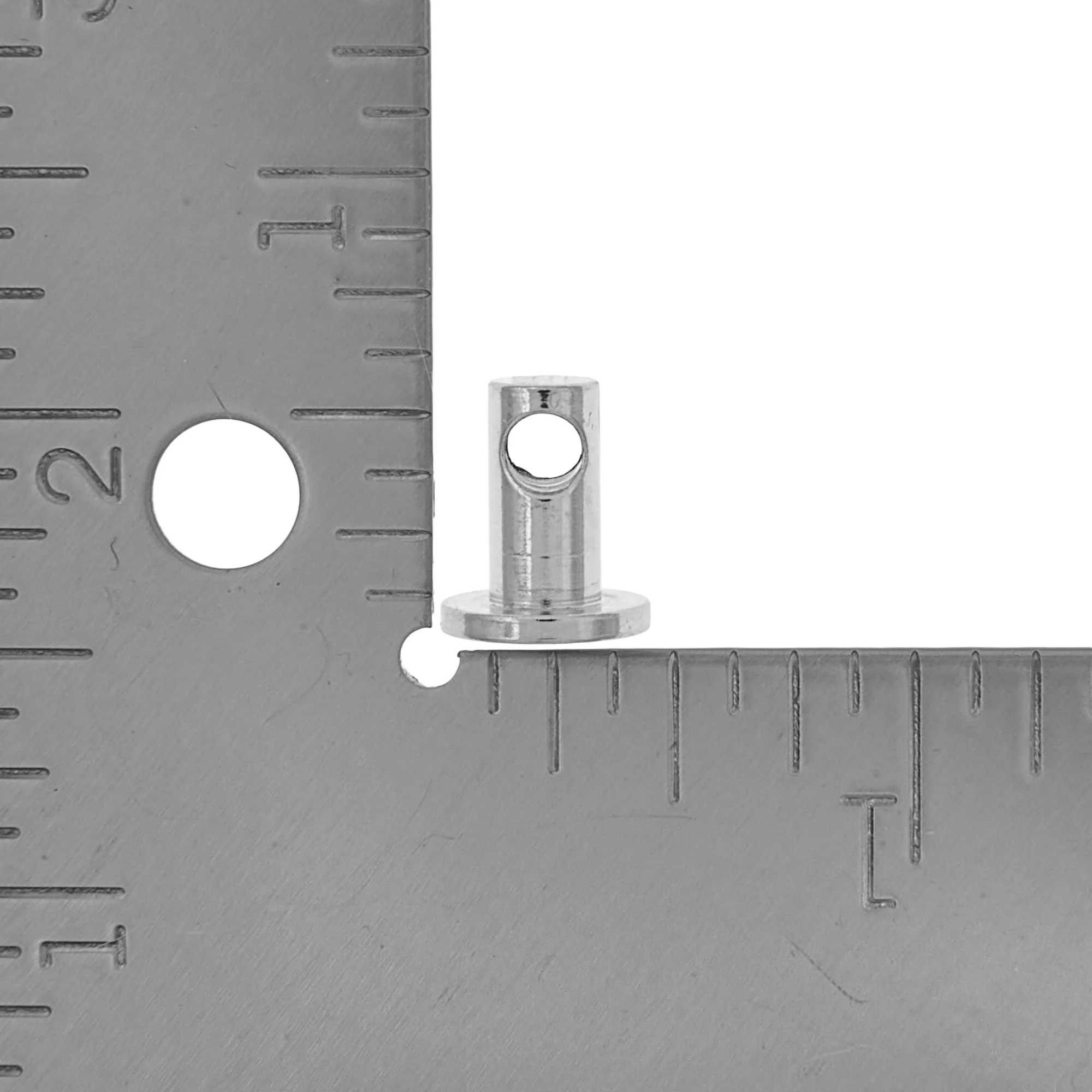 1/2" Nickel, Lock Post, Zinc Alloy - Image 4