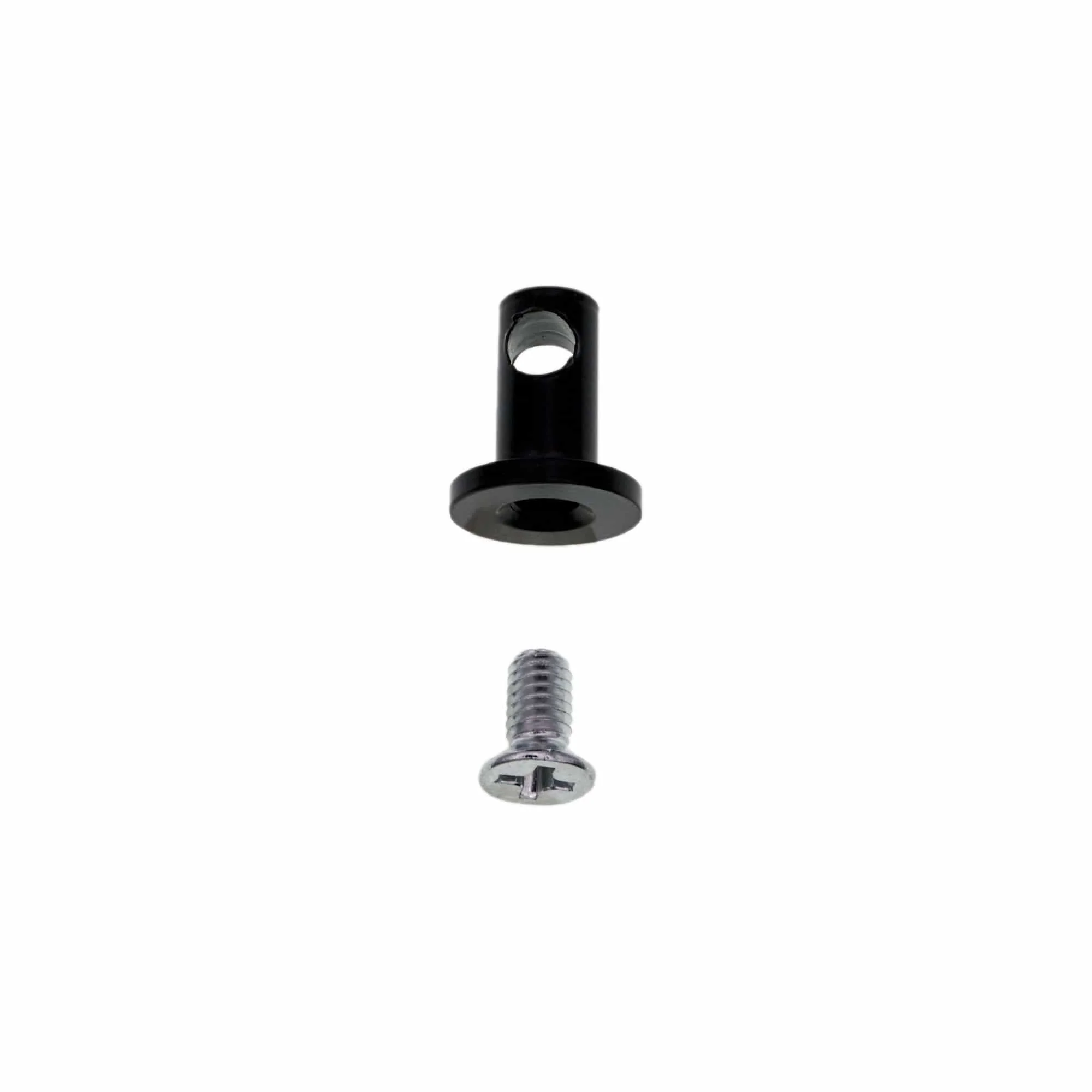 1/2" Black, Lock Post, Zinc Alloy