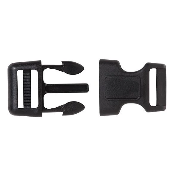 SRC Contoured Side Release Buckle, Plastic, Black - Image 4