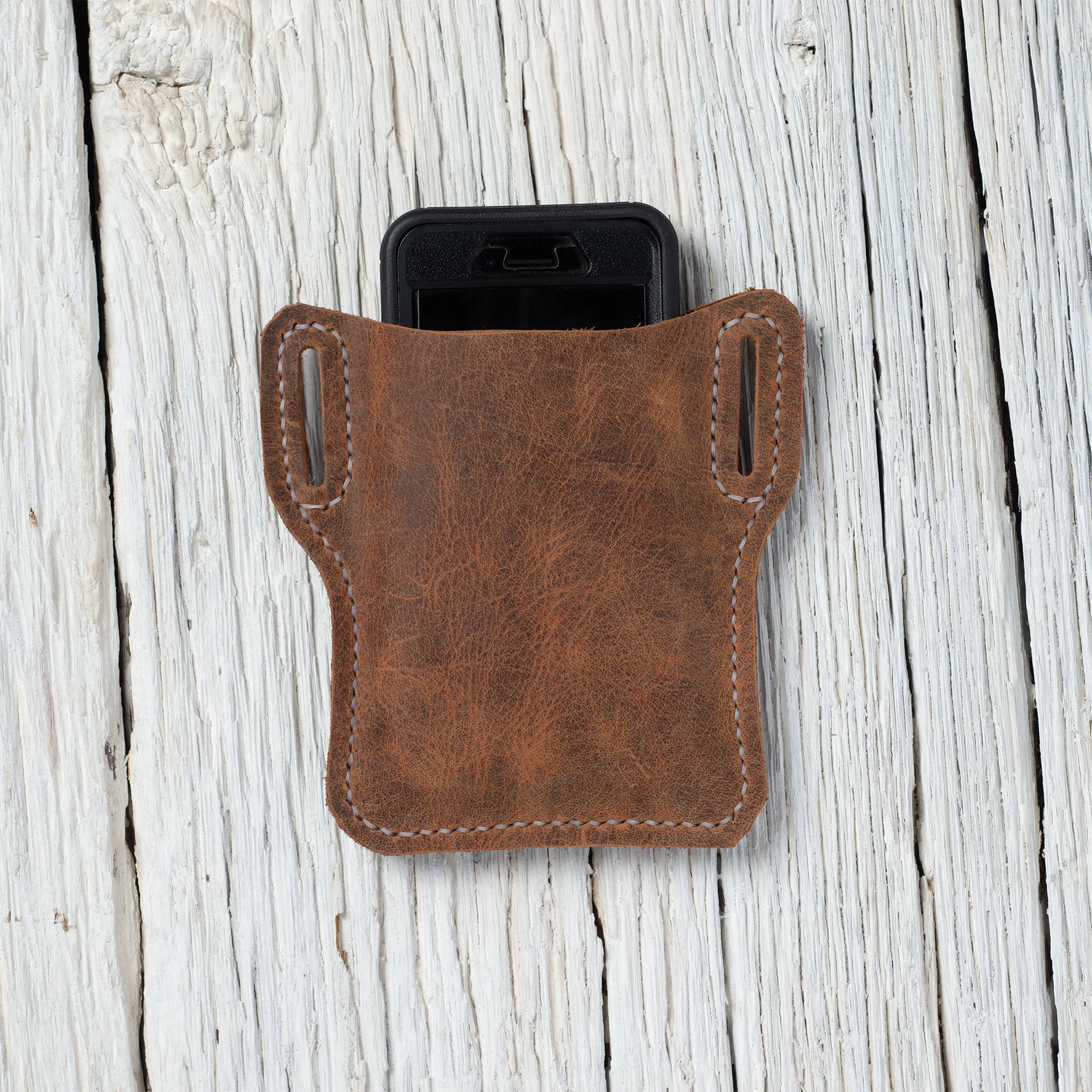 Water Buffalo Leather, Crazy Horse, Side - Image 11