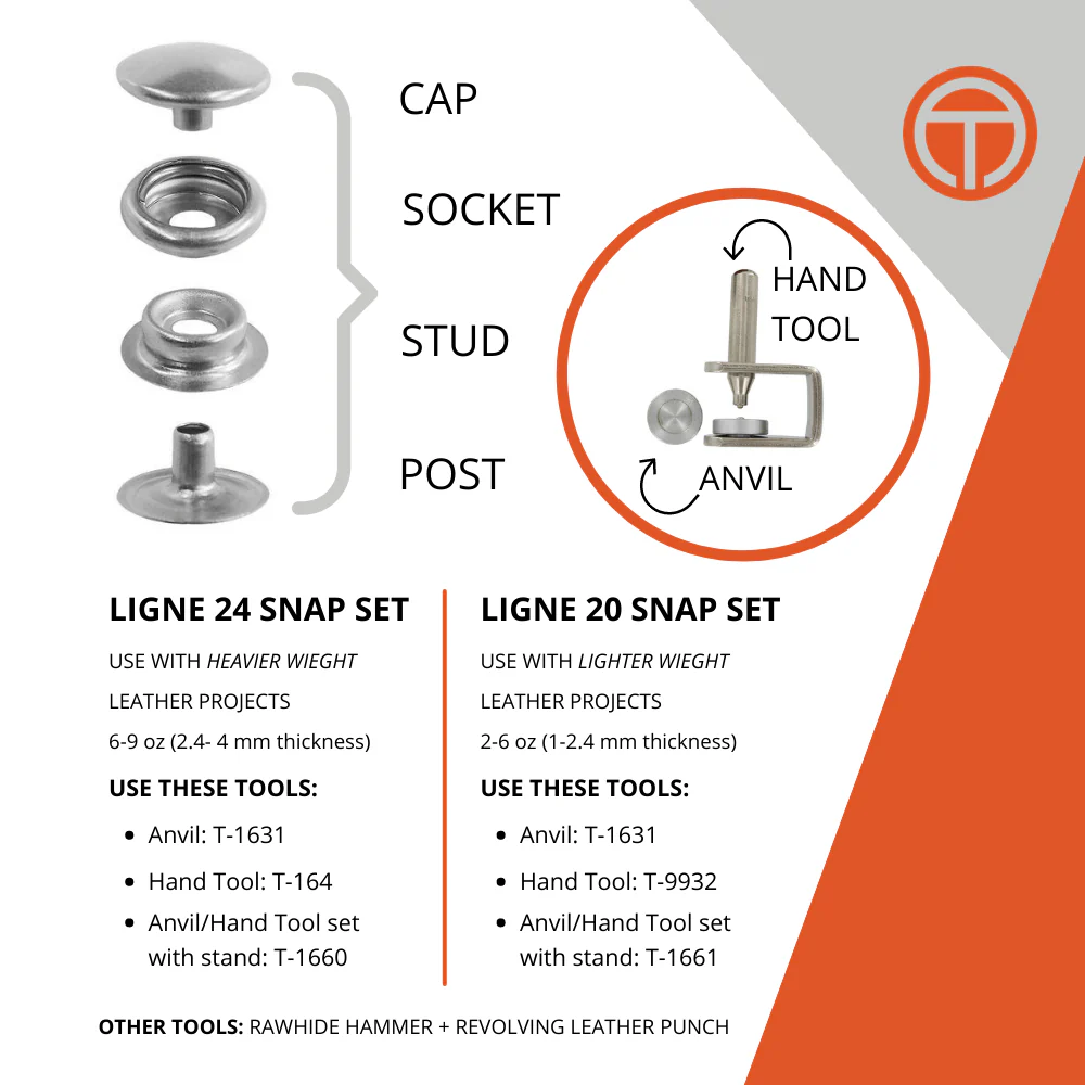 Line 20 Snap Set Solid Brass Nickel(Pack of 10 Sets Complete) - Image 2
