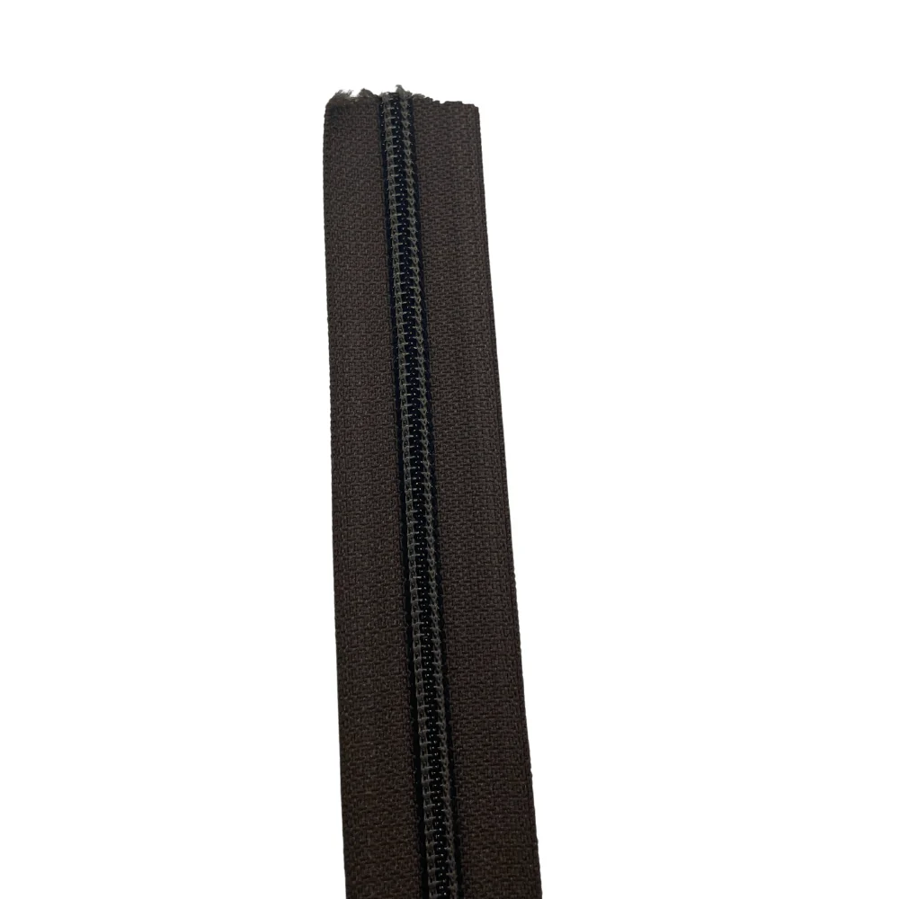 #5 Brown, Coil Zipper Tape, Nylon