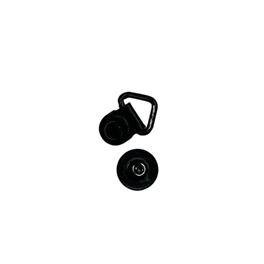 5/8" Black, Boot Hook Loop w/Eyelet, Steel - Image 3